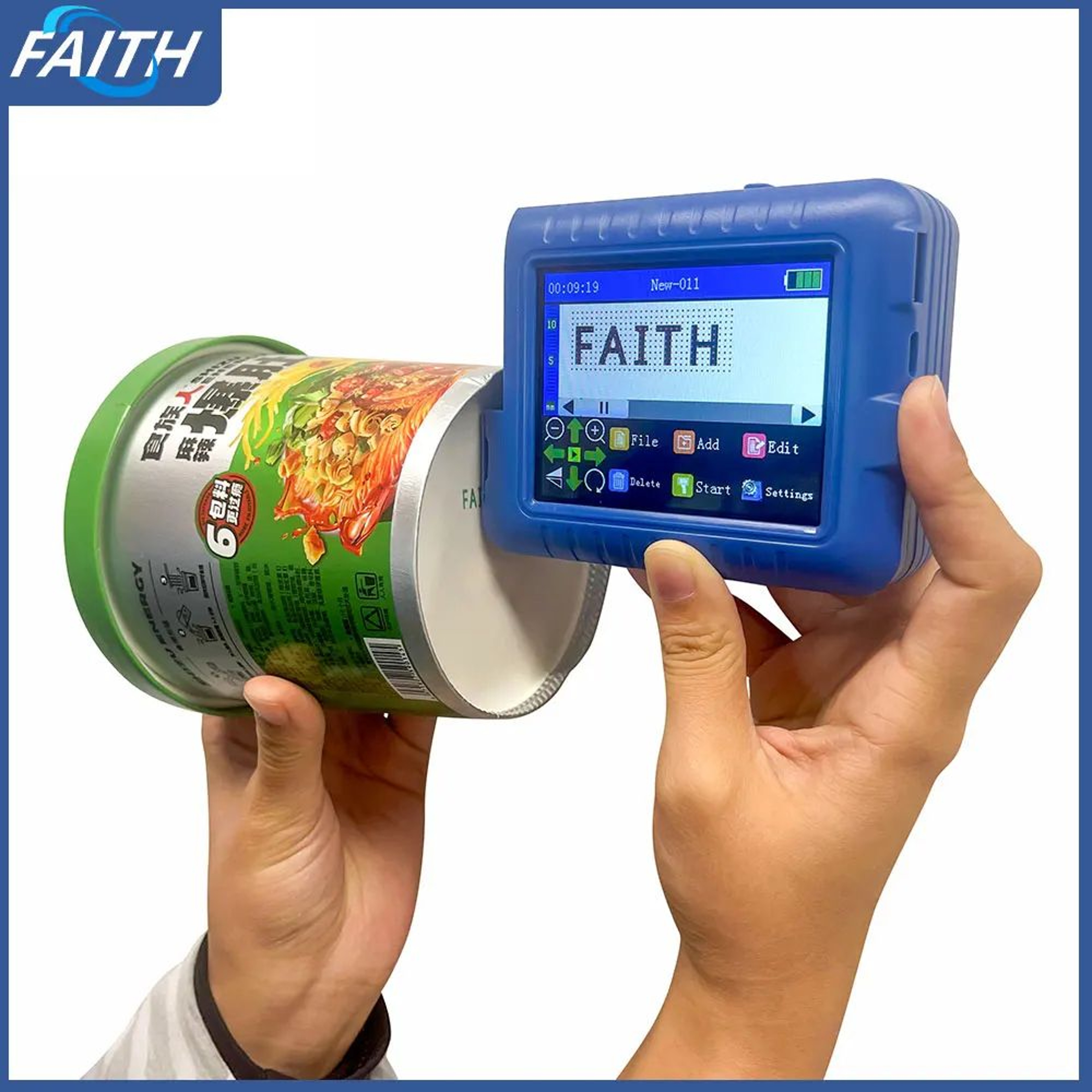 Faith Handheld Inkjet Printer For Date Batch QR Code And Logo Printing 5