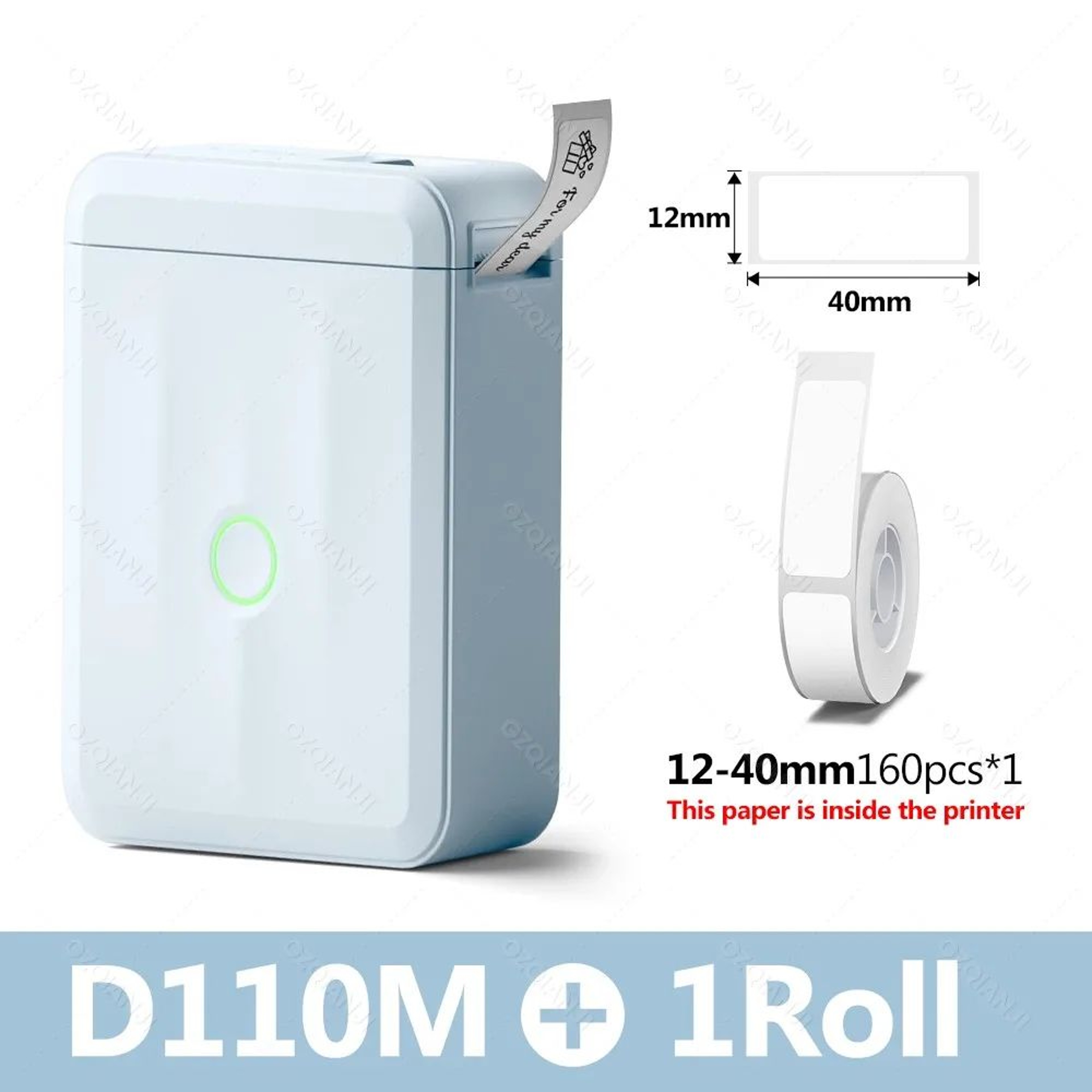 NIIMBOT D110 Portable Thermal Label Printer For Home And Office 13