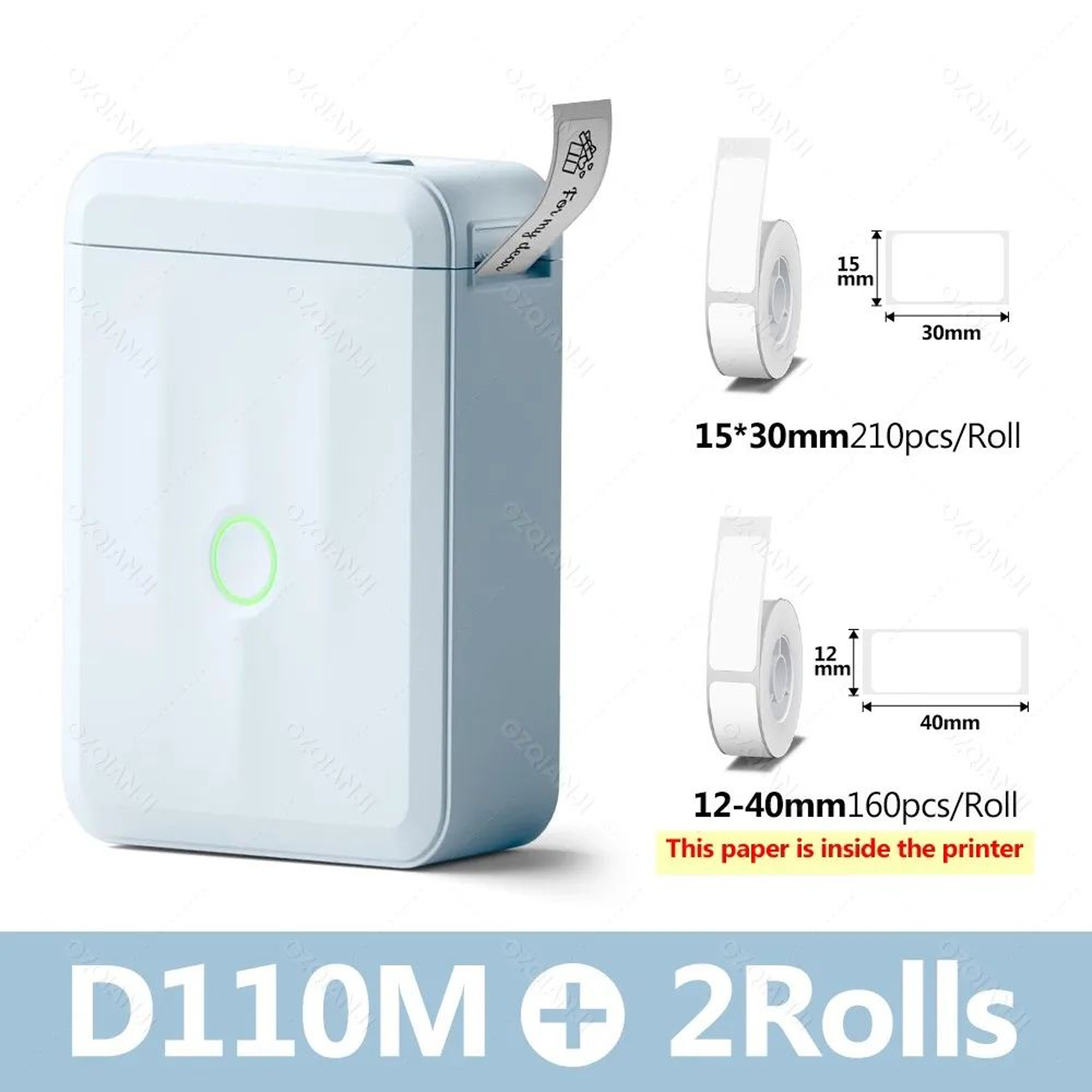 NIIMBOT D110 Portable Thermal Label Printer For Home And Office 14