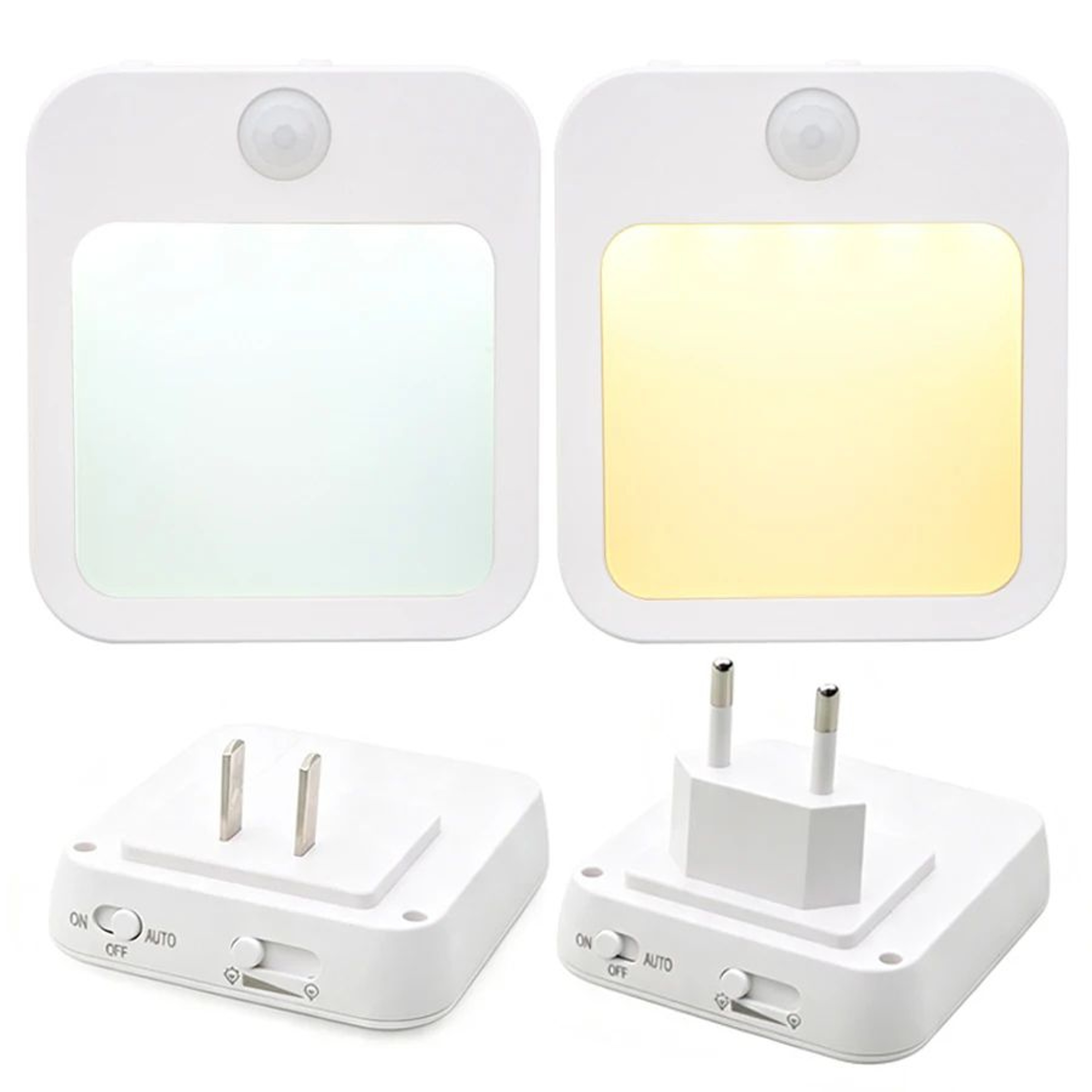Motion Sensor LED Plug In Night Light For Hallways And Bedrooms 0