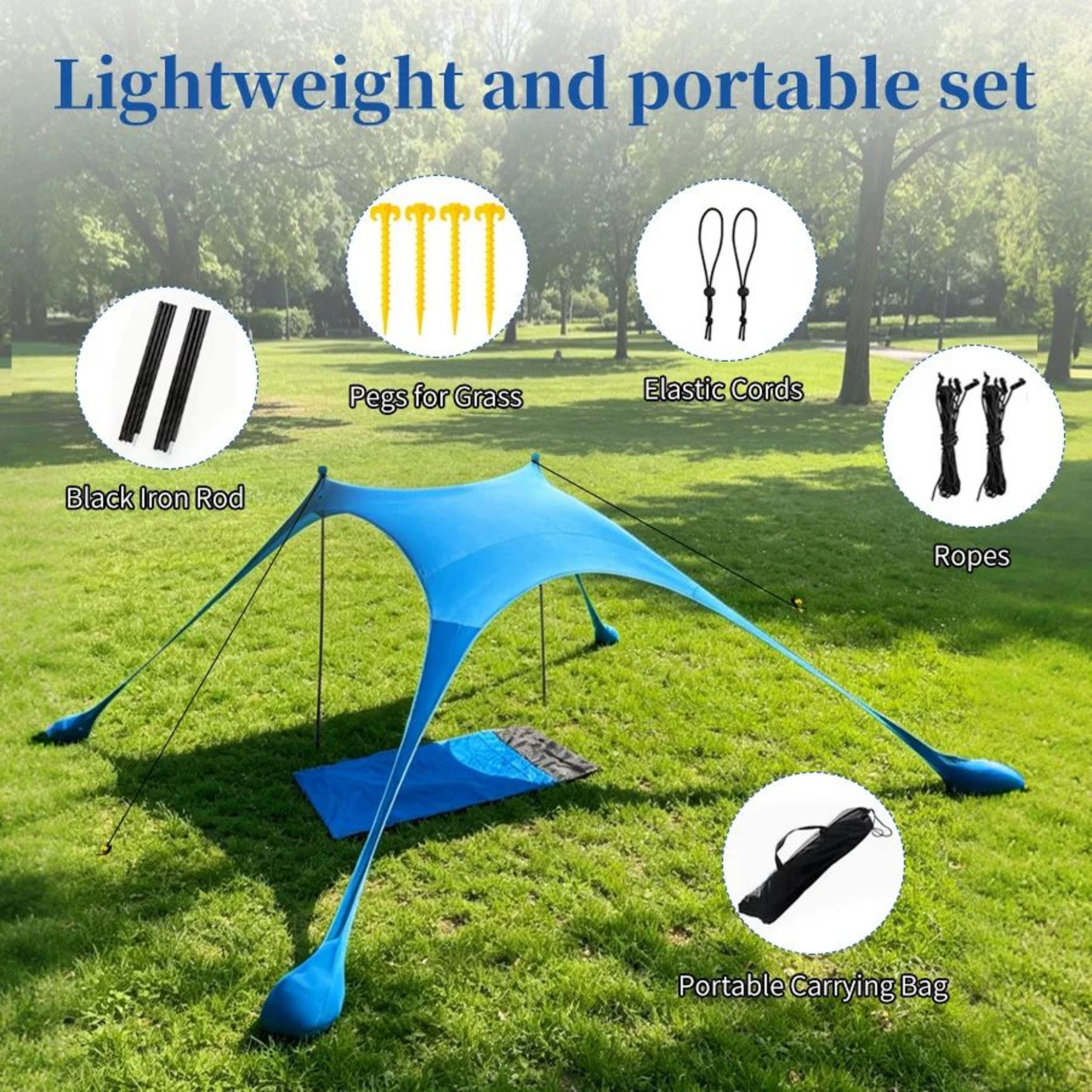 Ultralight Pop Up Beach Canopy For Camping Fishing And Picnics 1