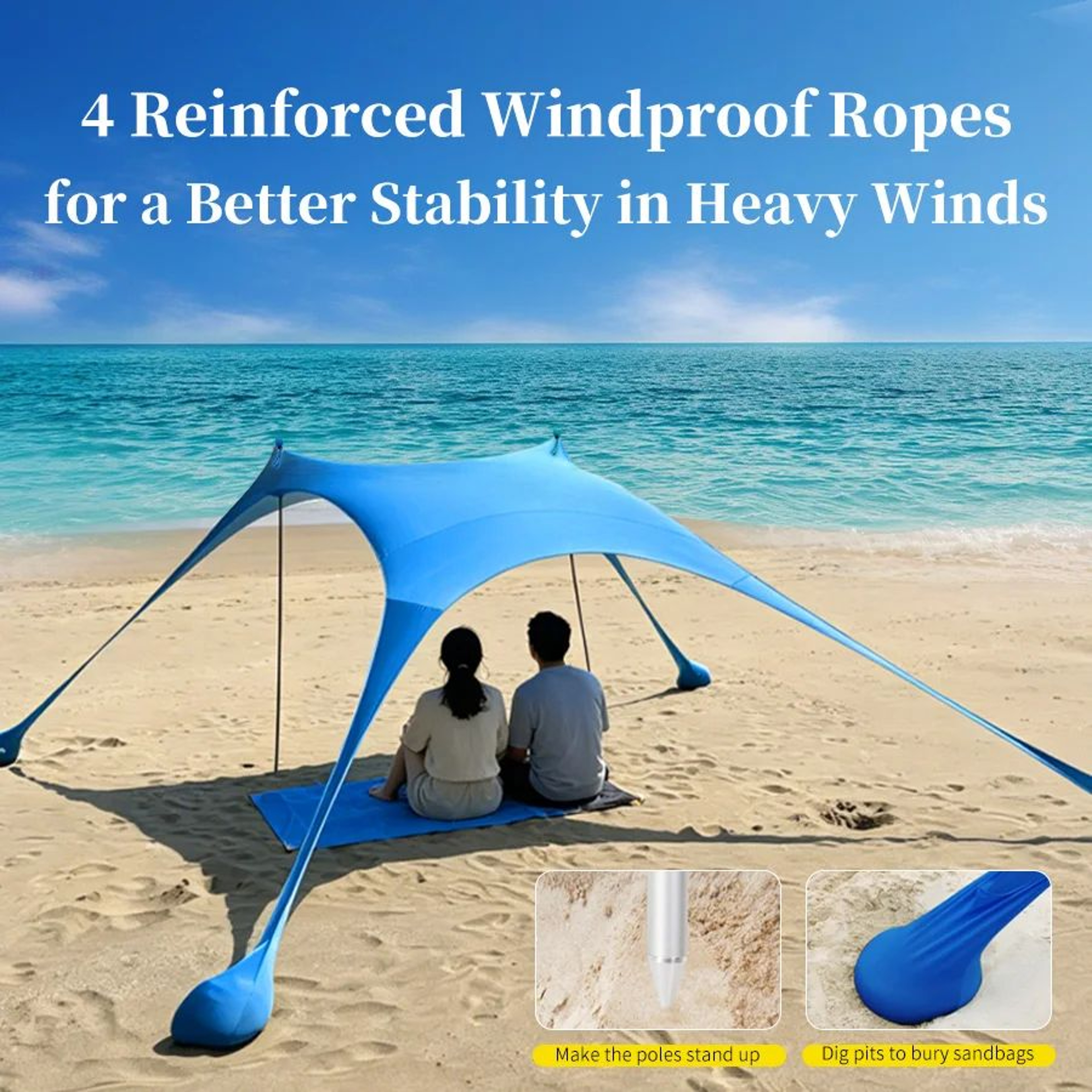 Ultralight Pop Up Beach Canopy For Camping Fishing And Picnics 3