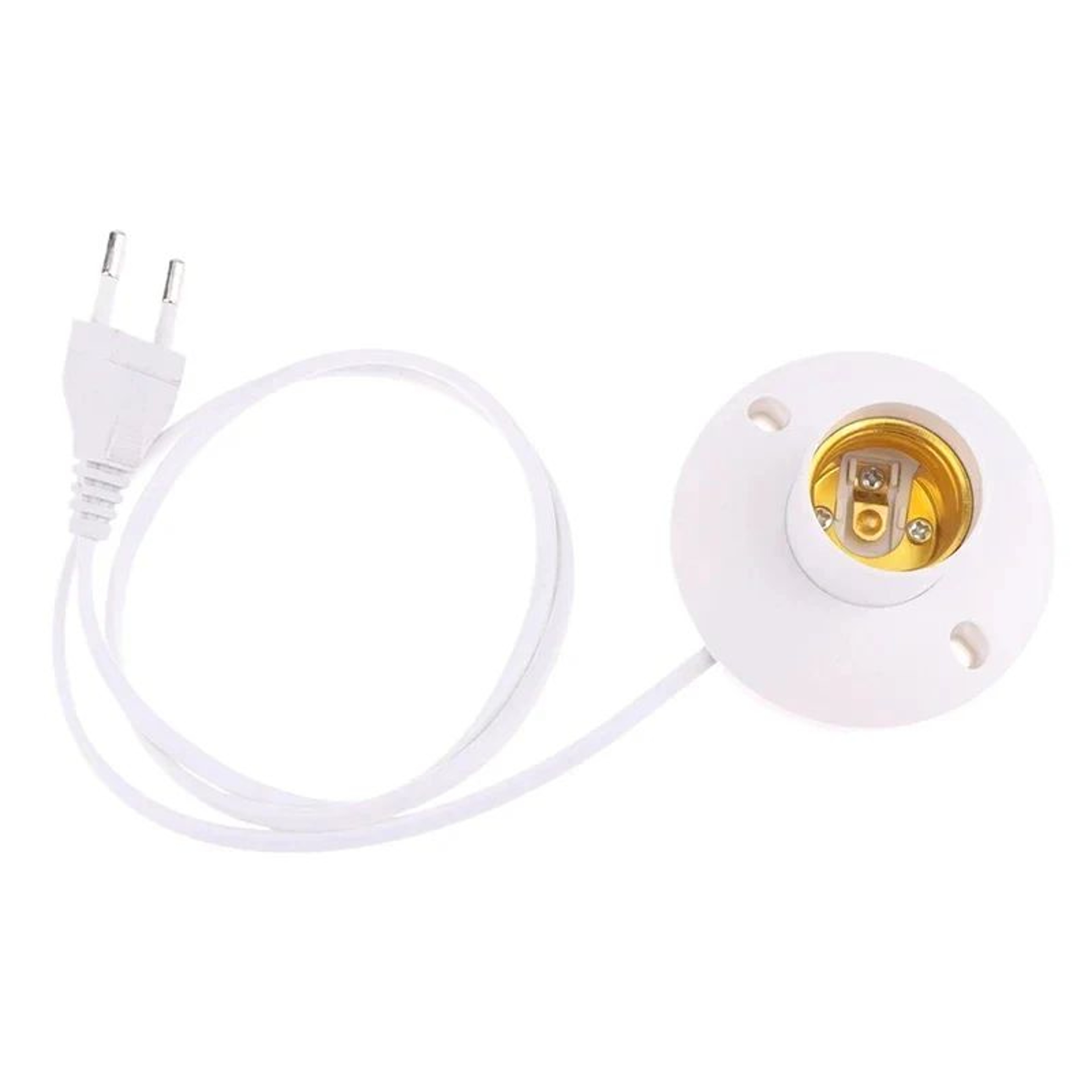 E27 Table Lamp Holder Base With Cable And EU Plug 0