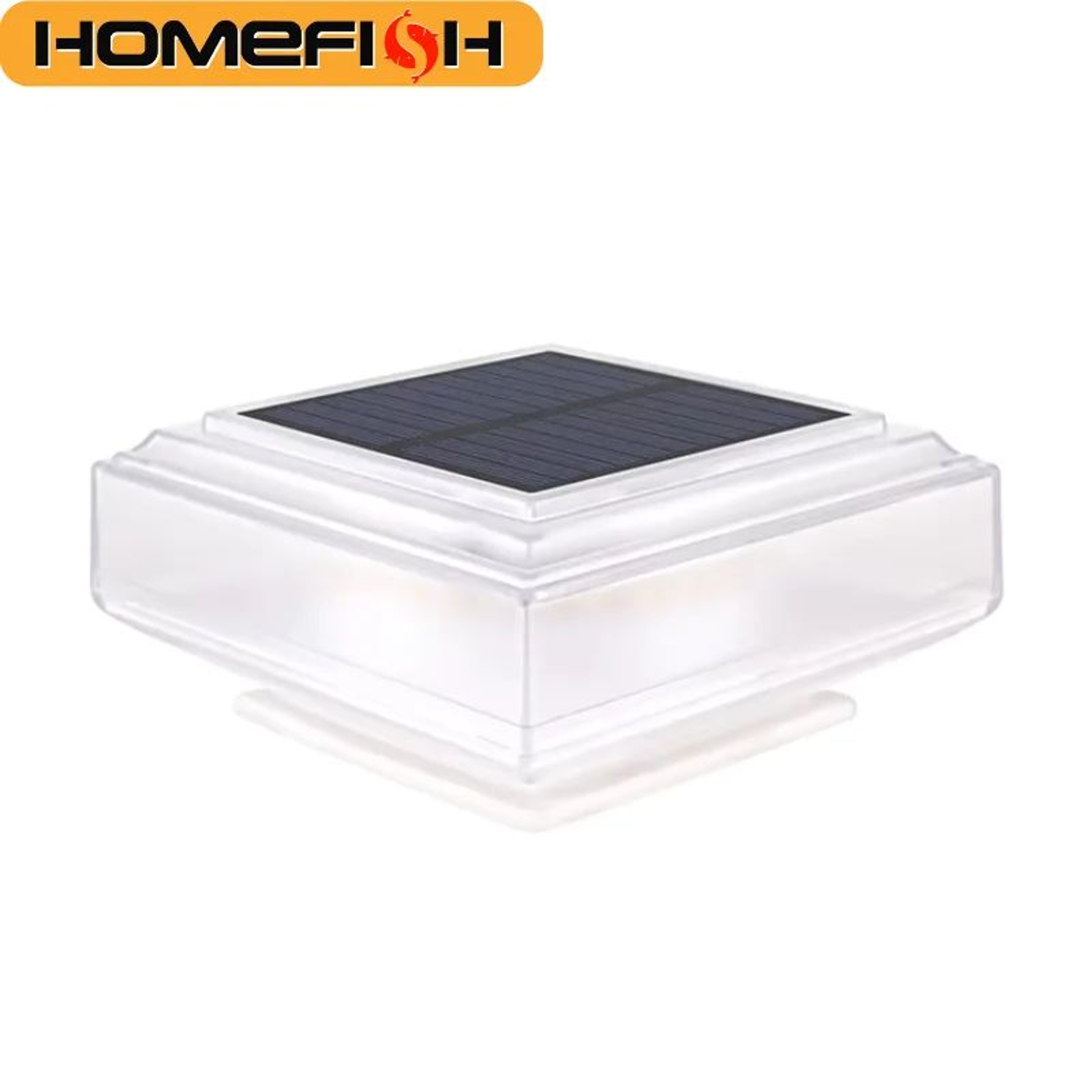 HOMEFISH 30 LED Solar Post Cap Light For Garden And Fence Decoration 0