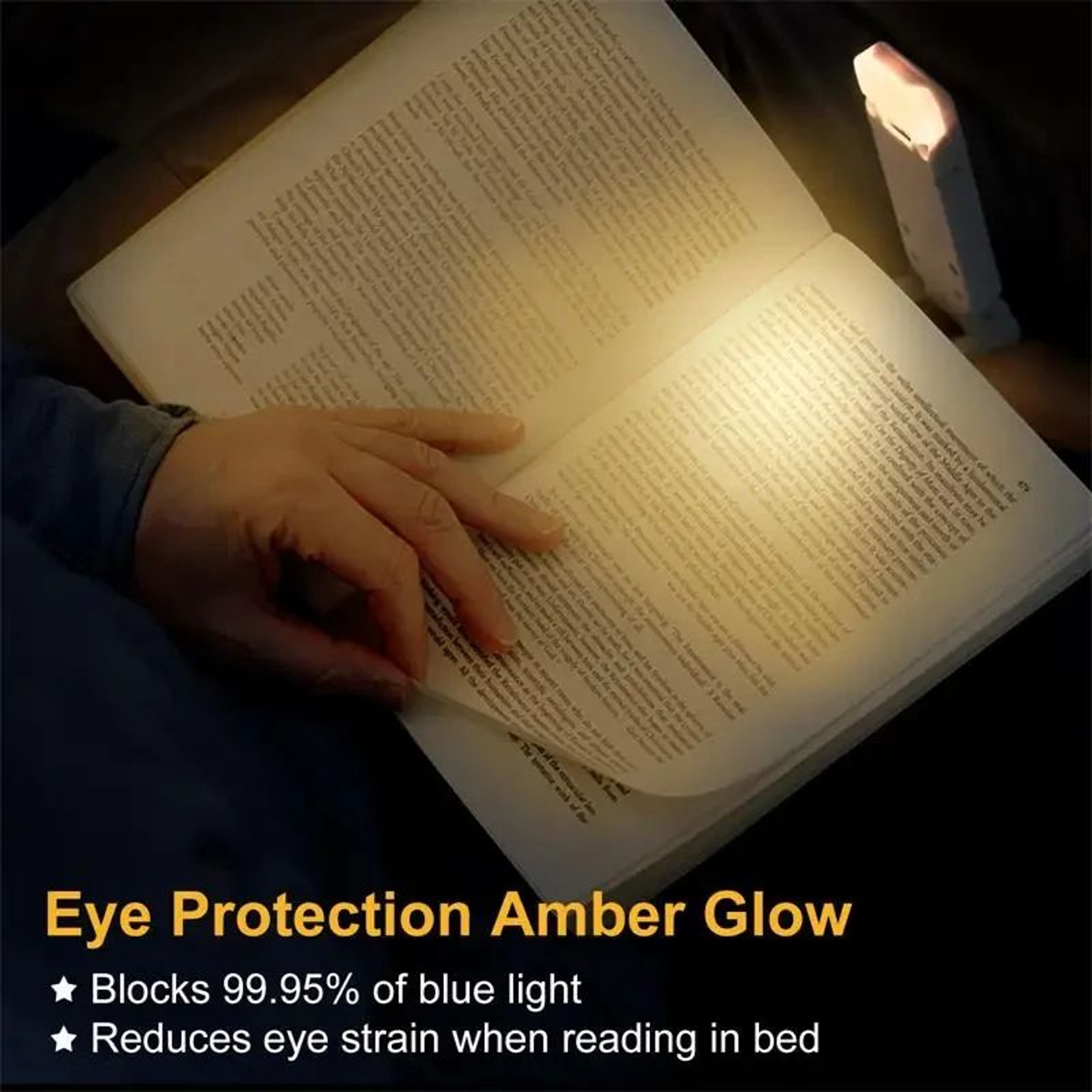 Mini Rechargeable LED Clip On Book Light With Adjustable Brightness 2