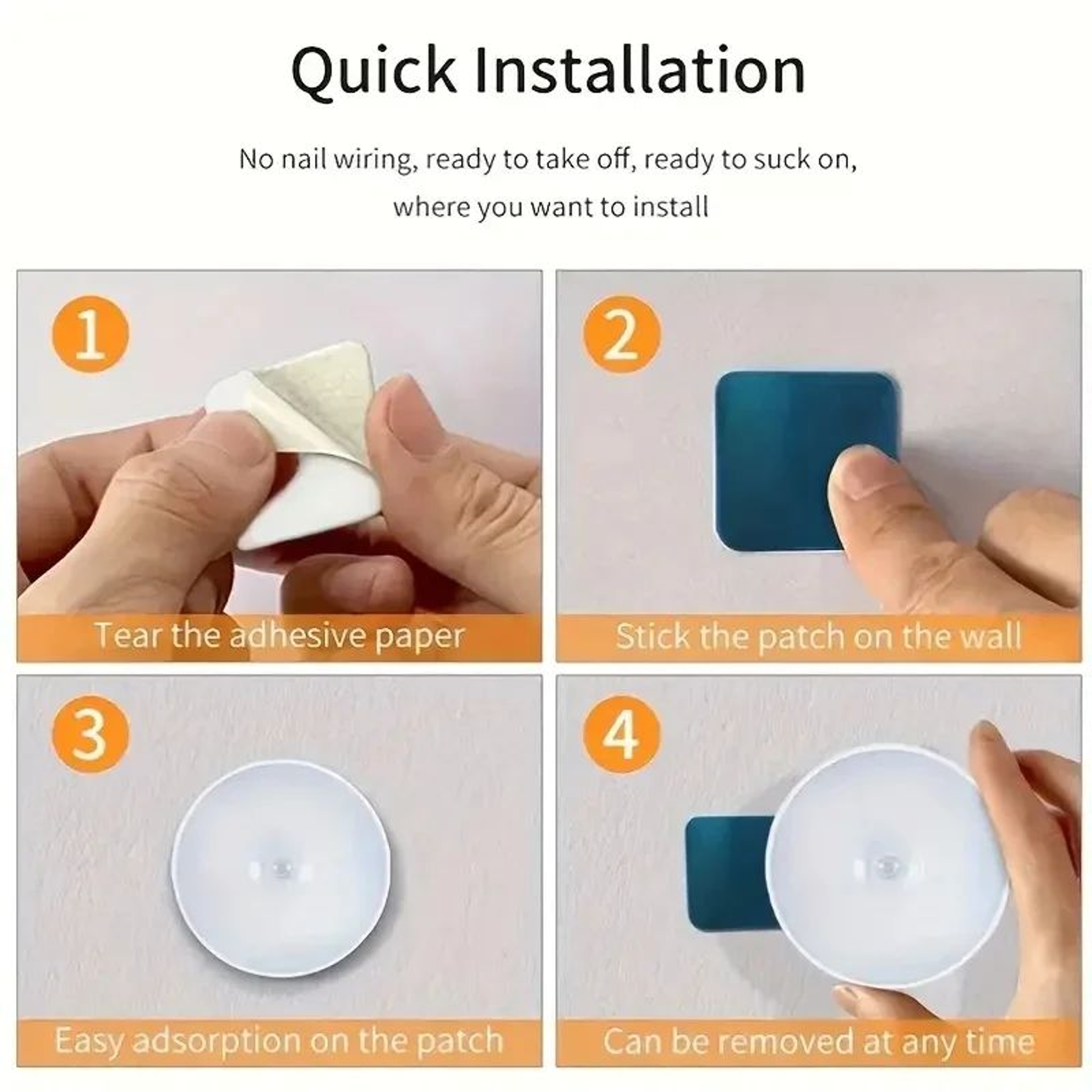 Wireless LED Motion Sensor Night Light For Bedrooms And Closets 3