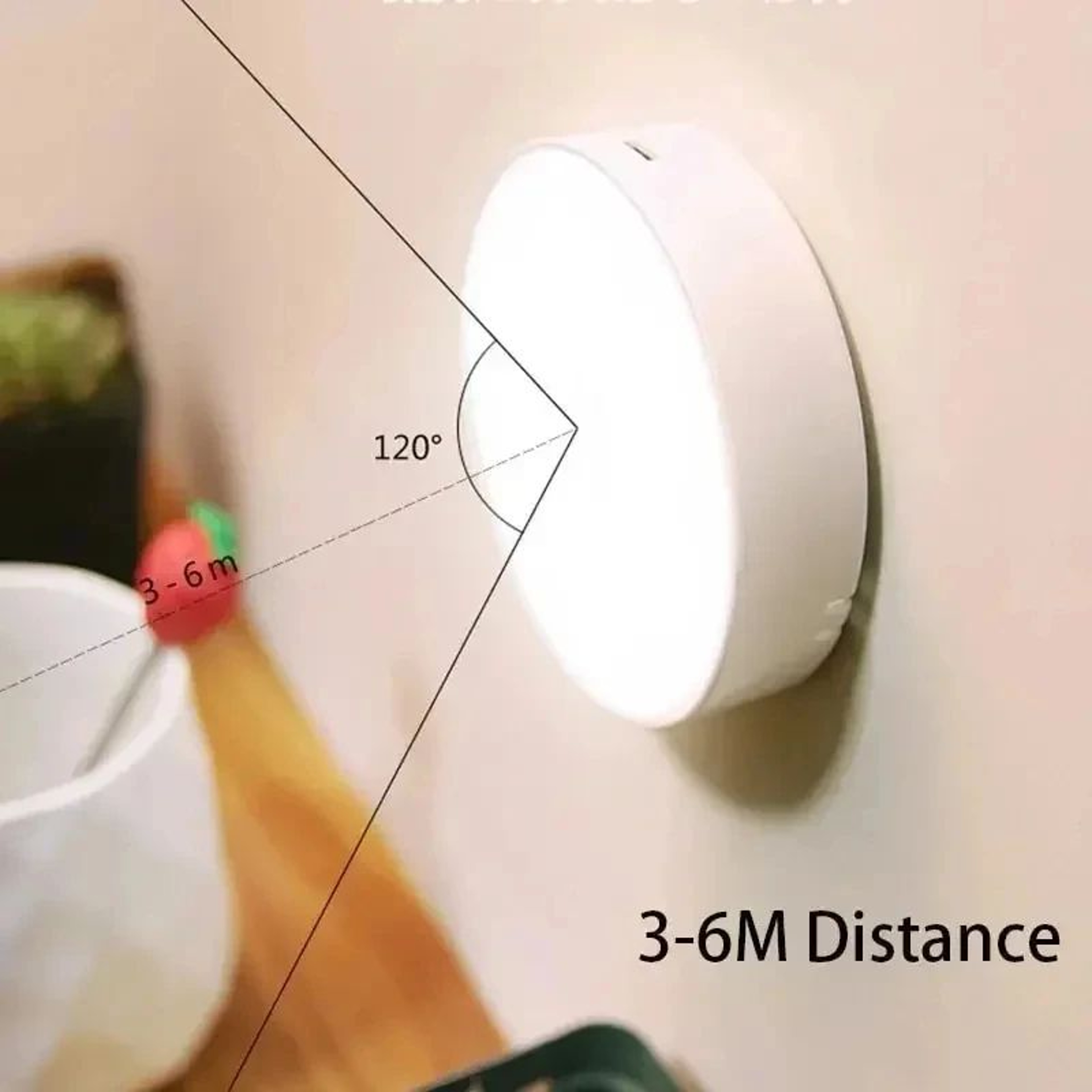 Wireless LED Motion Sensor Night Light With Magnetic Mount 3