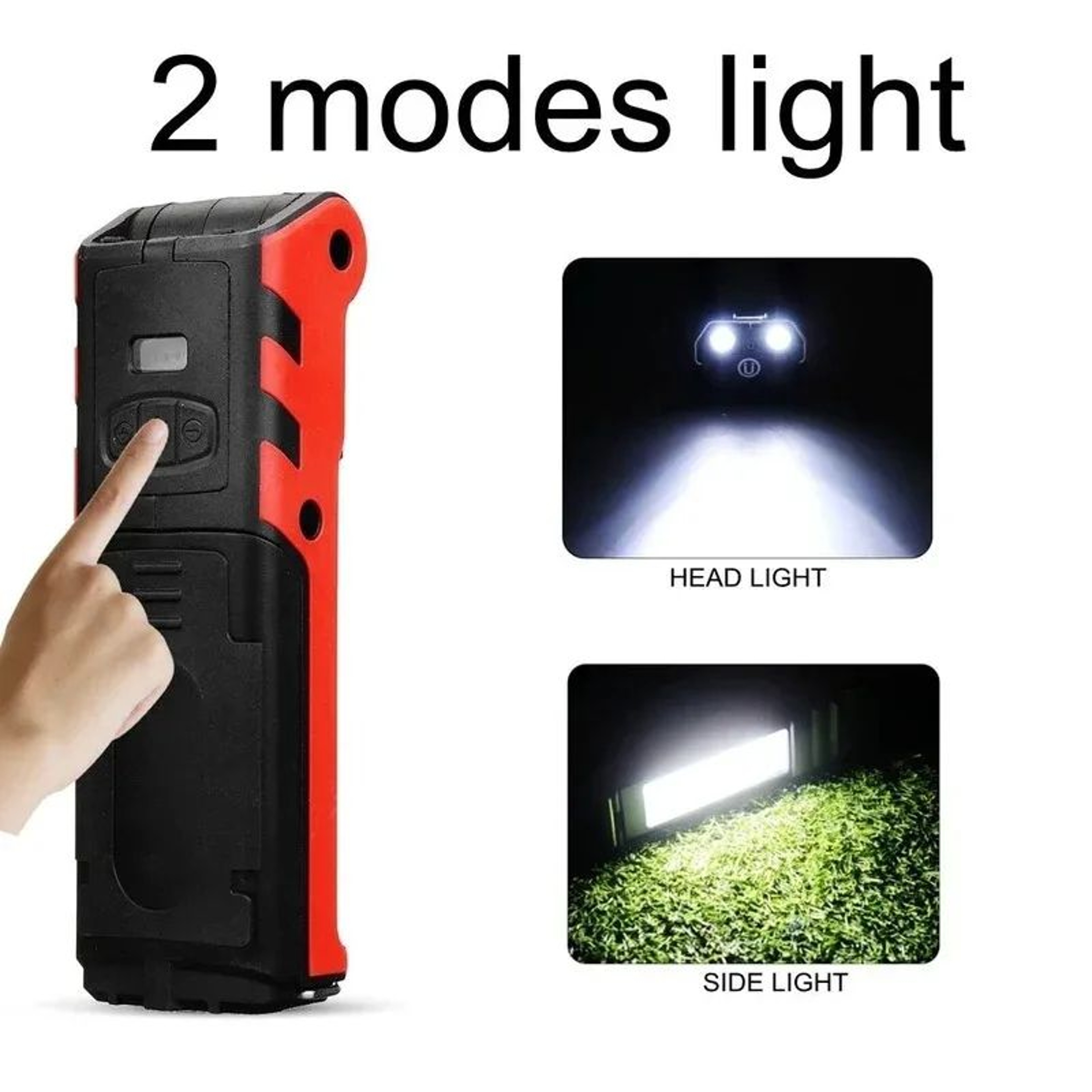 Rechargeable COB LED Work Light With Magnet Hook And Power Bank 14