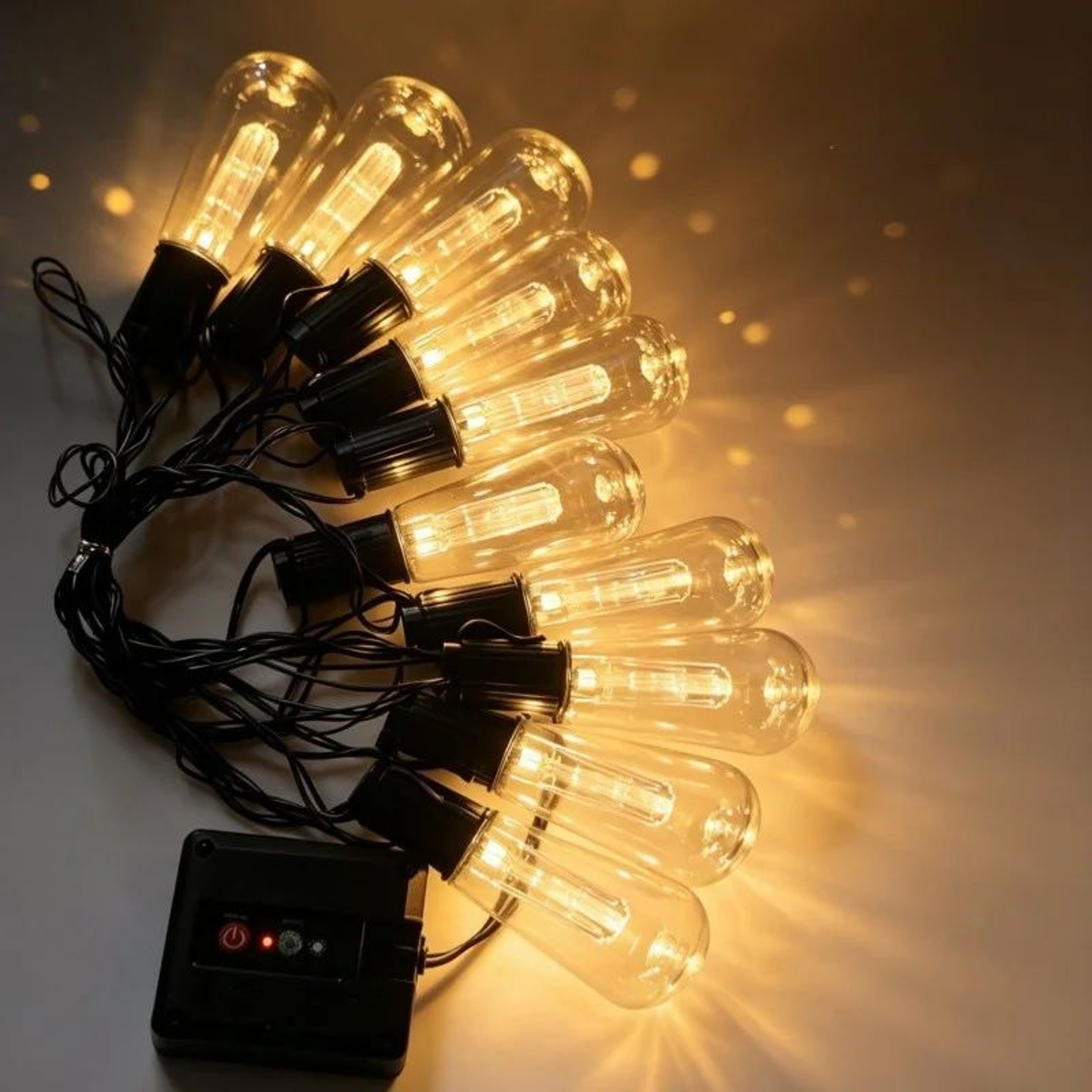 Retro Solar Bulb String Lights For Garden Patio And Party Decor 4
