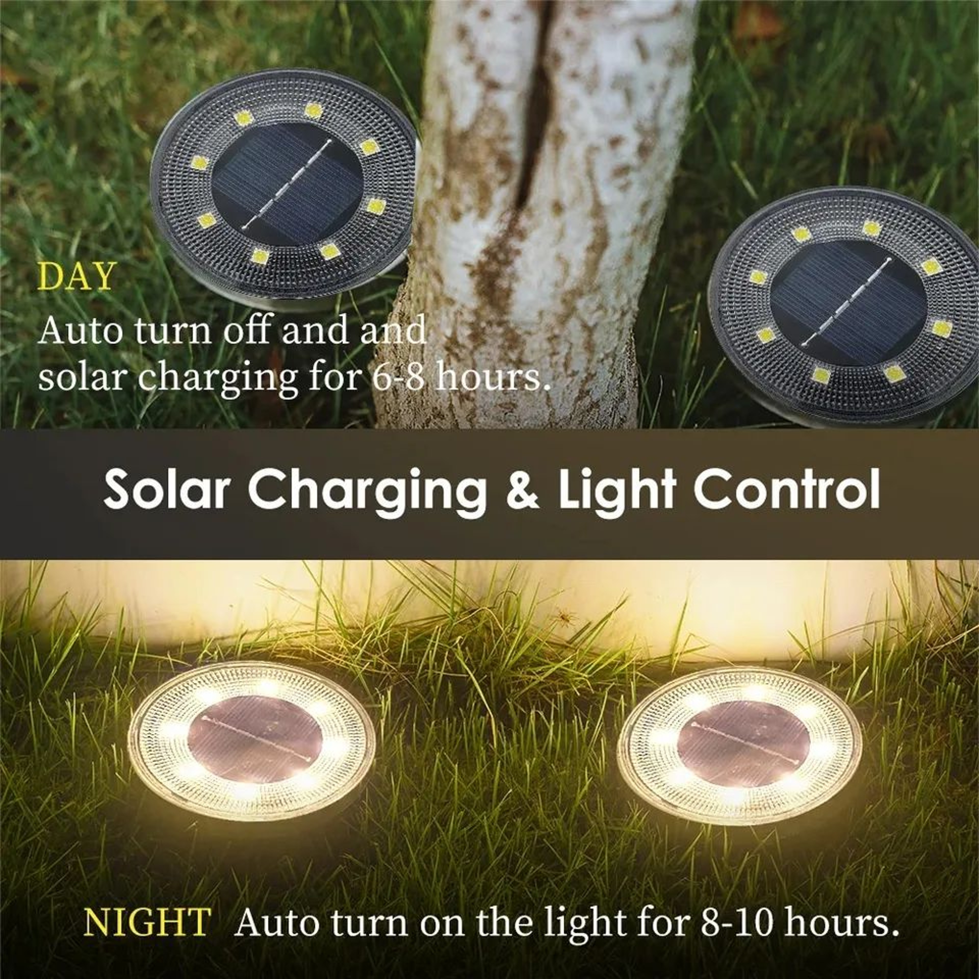 IP68 Waterproof Solar LED Ground Light For Garden Path And Deck 0