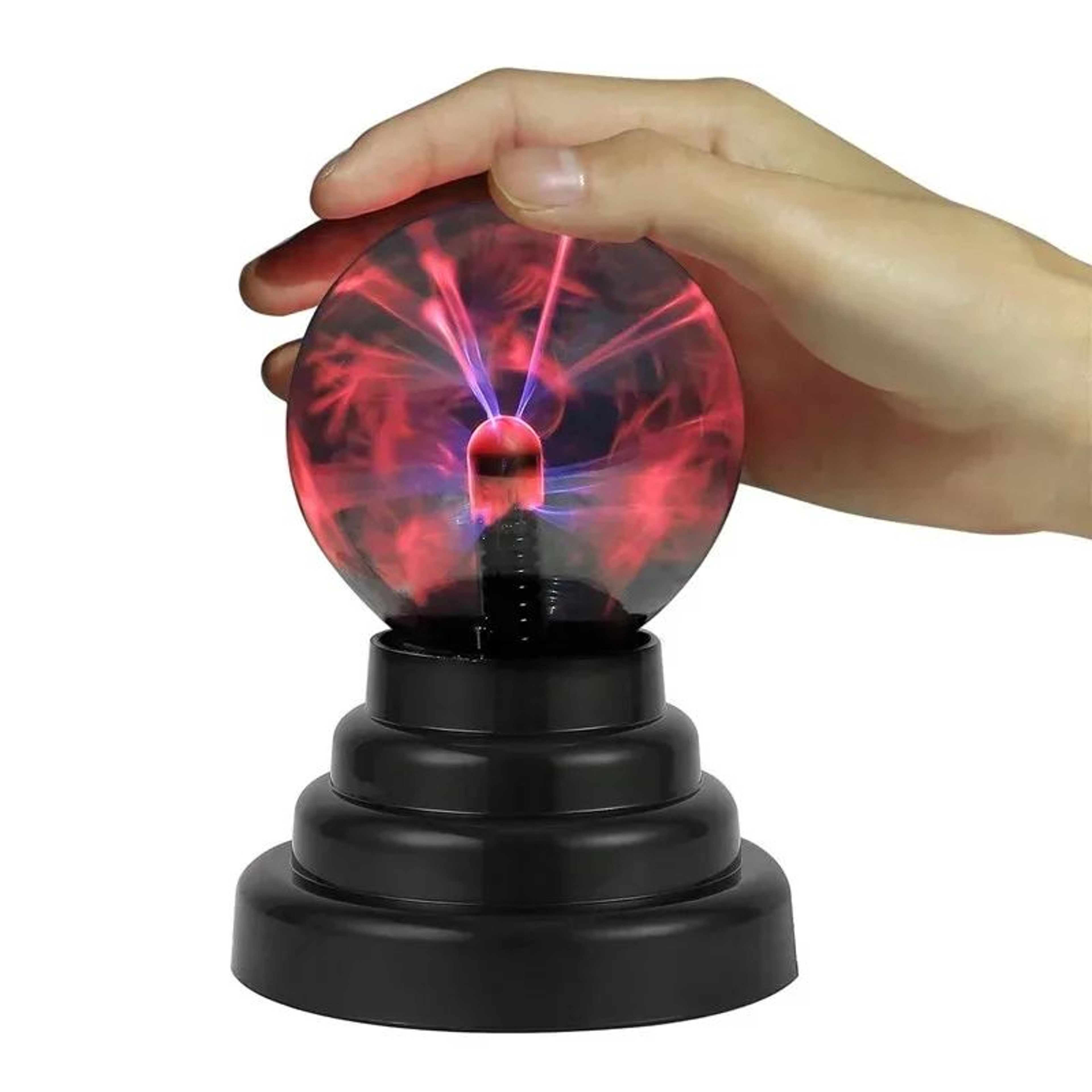 Touch Sensitive Glass Plasma Ball Lamp For Bedroom And Desk Decor 7