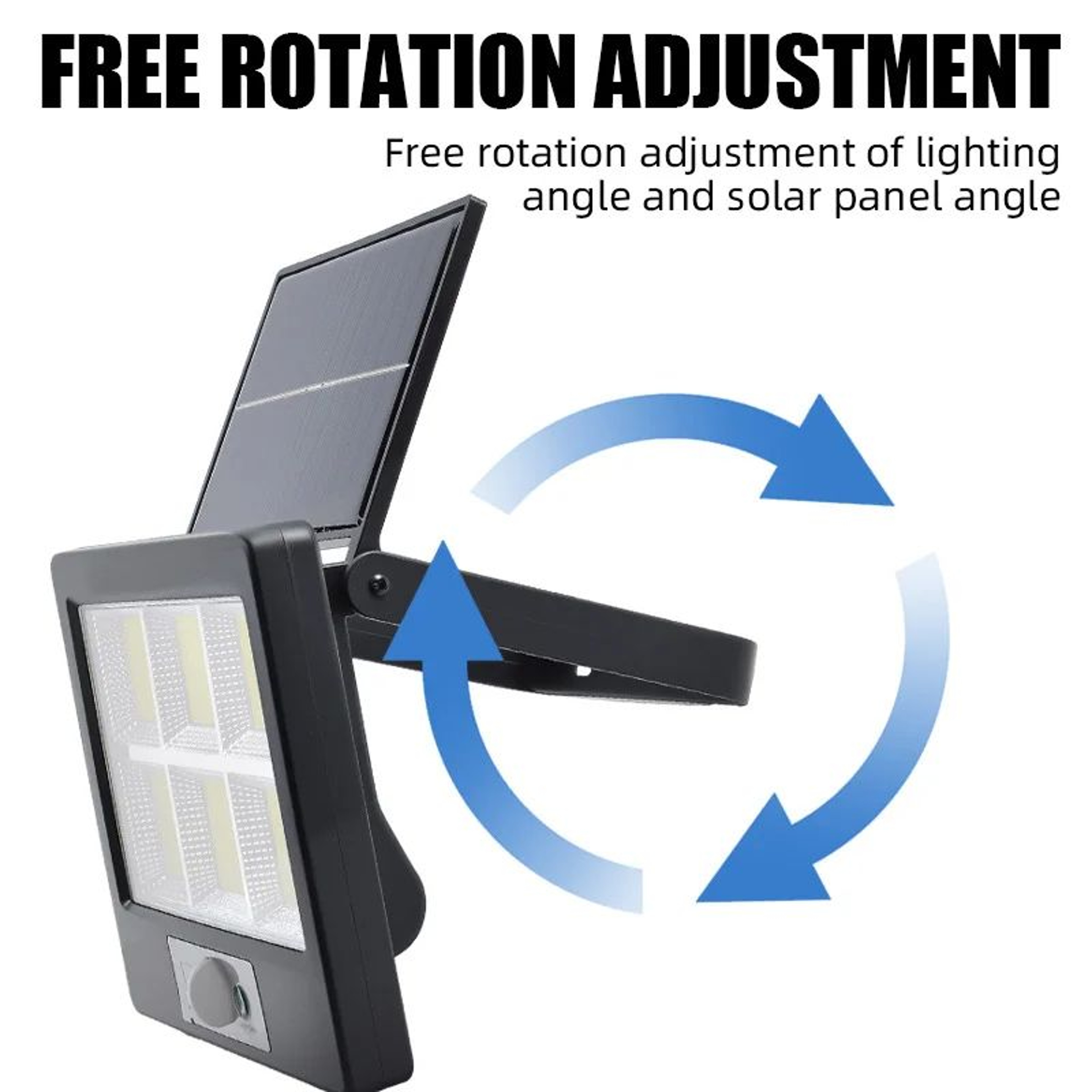 Solar LED Wall Light With Separate Panel Motion Sensor And Three Modes 2