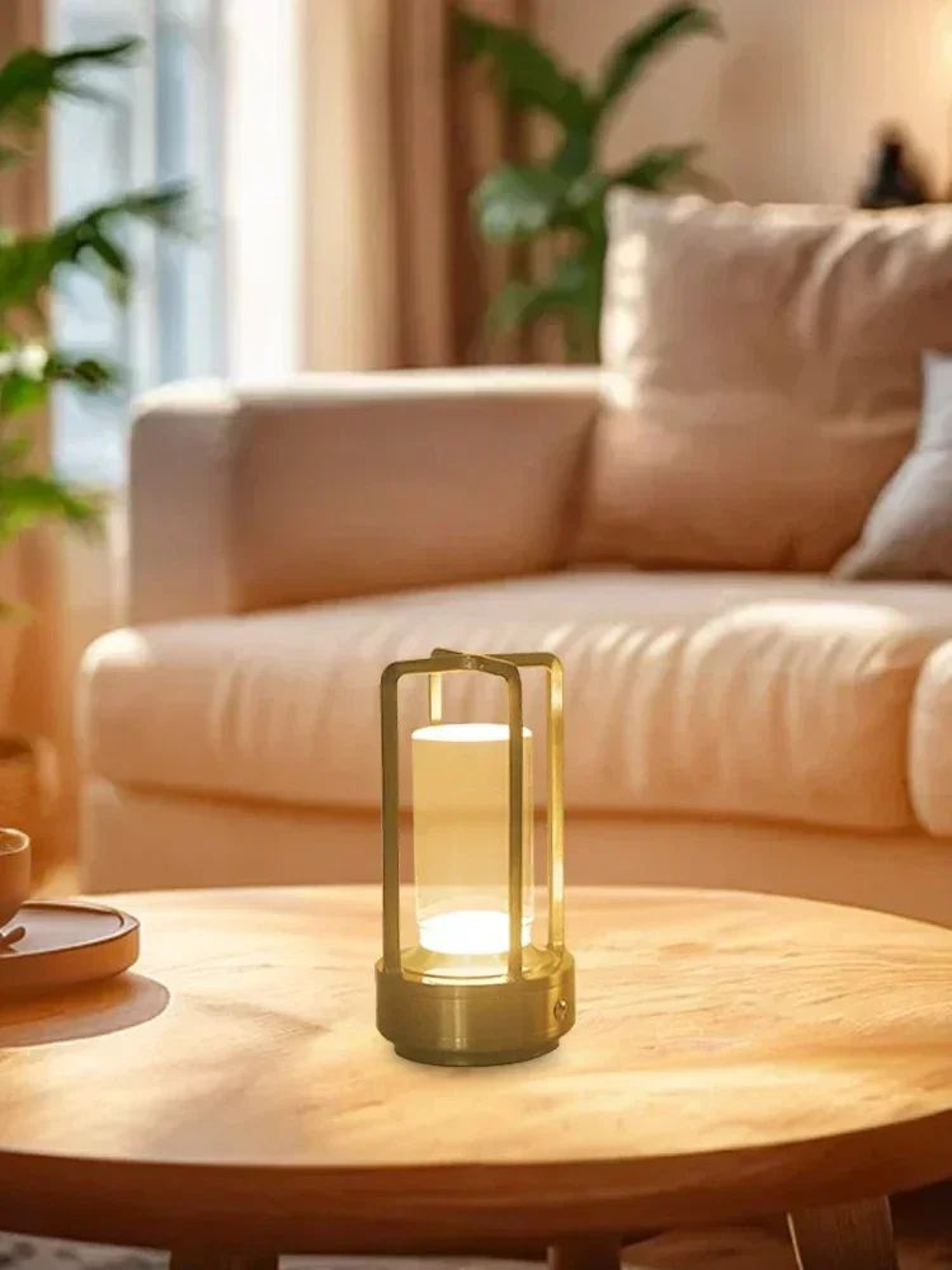 HOMEFISH Touch Control USB Rechargeable Table Lamp For Ambient Lighting 10