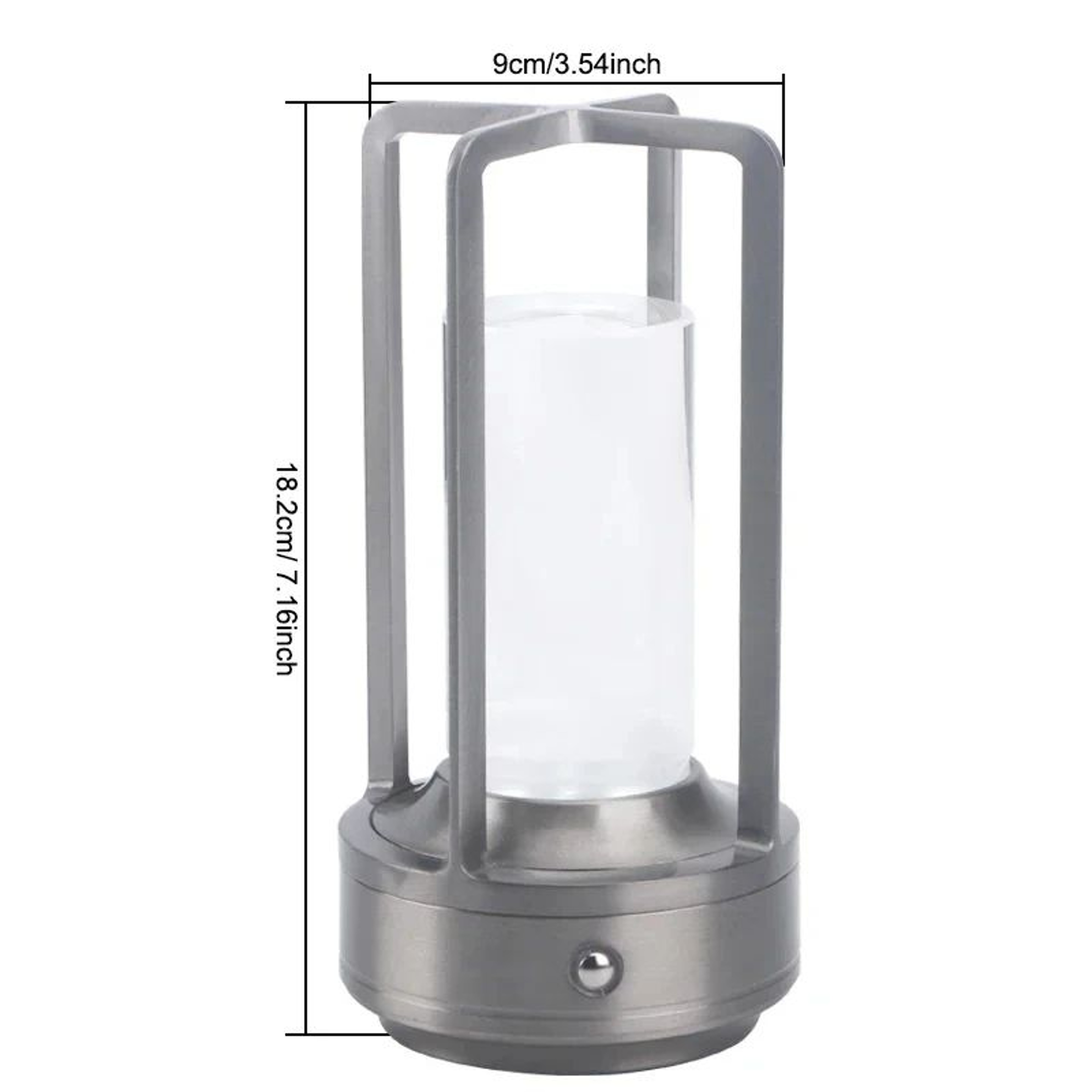 HOMEFISH Touch Control USB Rechargeable Table Lamp For Ambient Lighting 12
