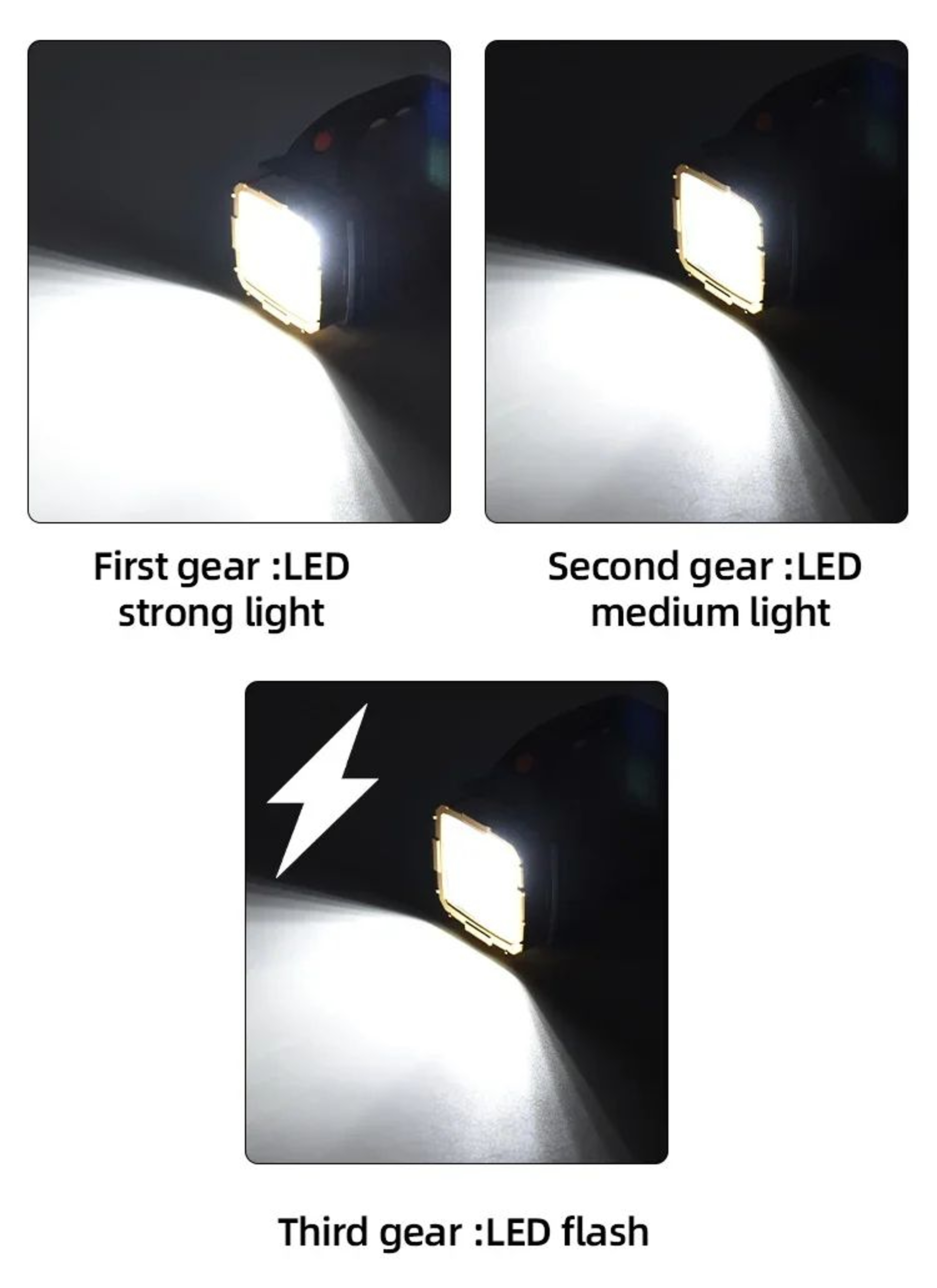 Rechargeable LED Flashlight With Side Light And Multiple Lighting Modes 10