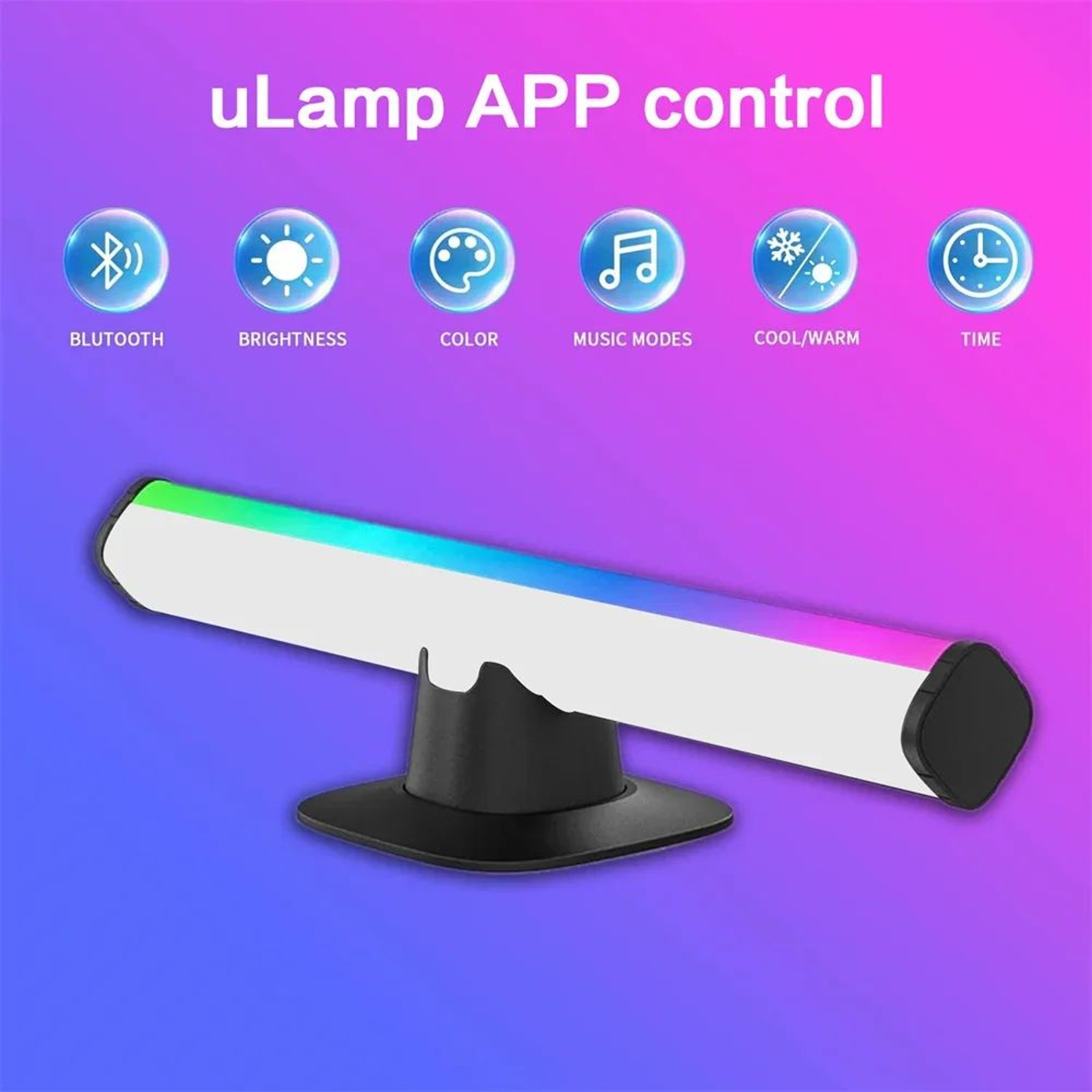 RGBIC Music Rhythm Light Bar With App Control And USB Power 1