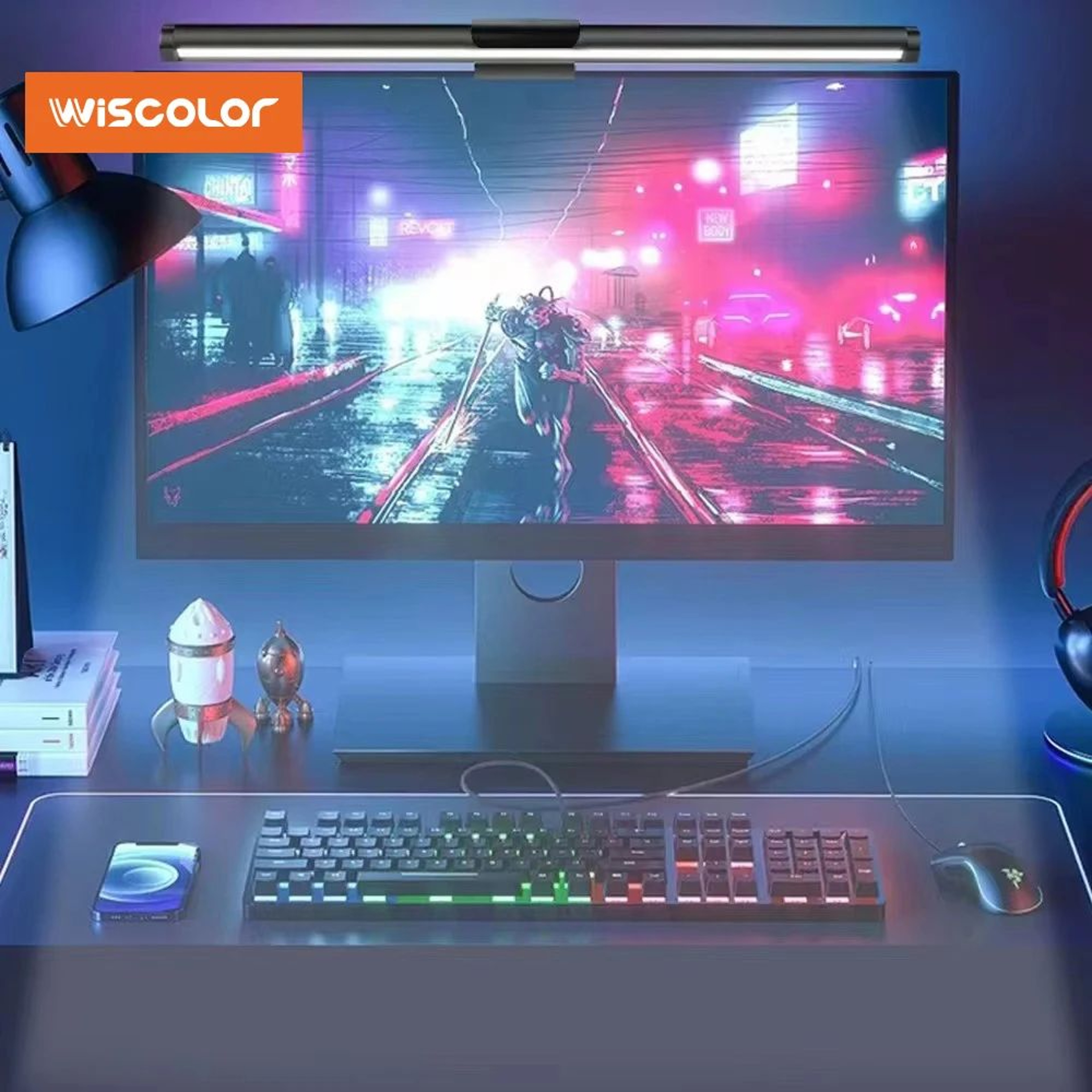USB Dimmable RGB Monitor Light Bar For Computer And Gaming Desks 0