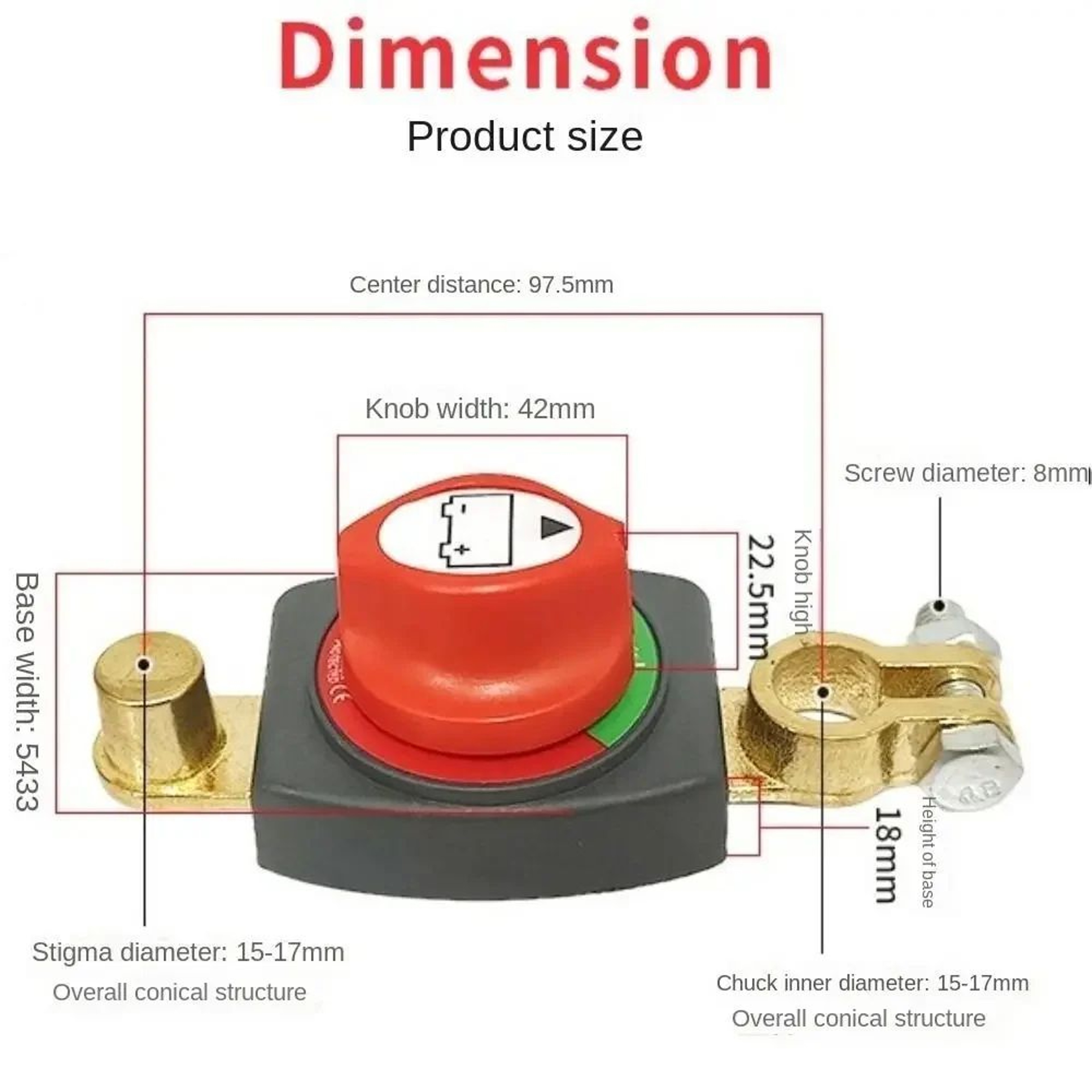 12V To 48V Negative Battery Disconnect Switch For Cars RVs And Boats 1