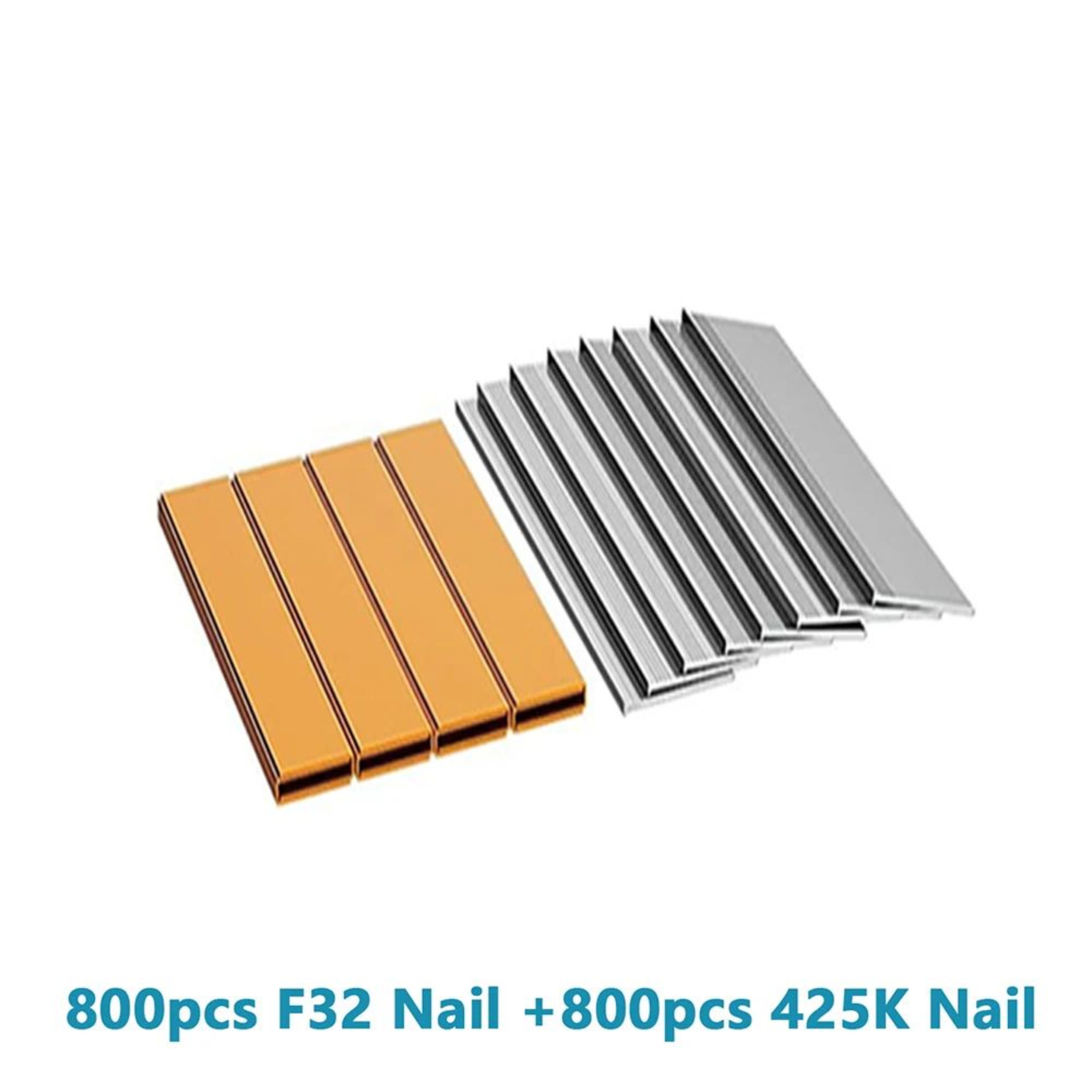 F32 Straight Nails And 425K Staples For Furniture And DIY Projects 5