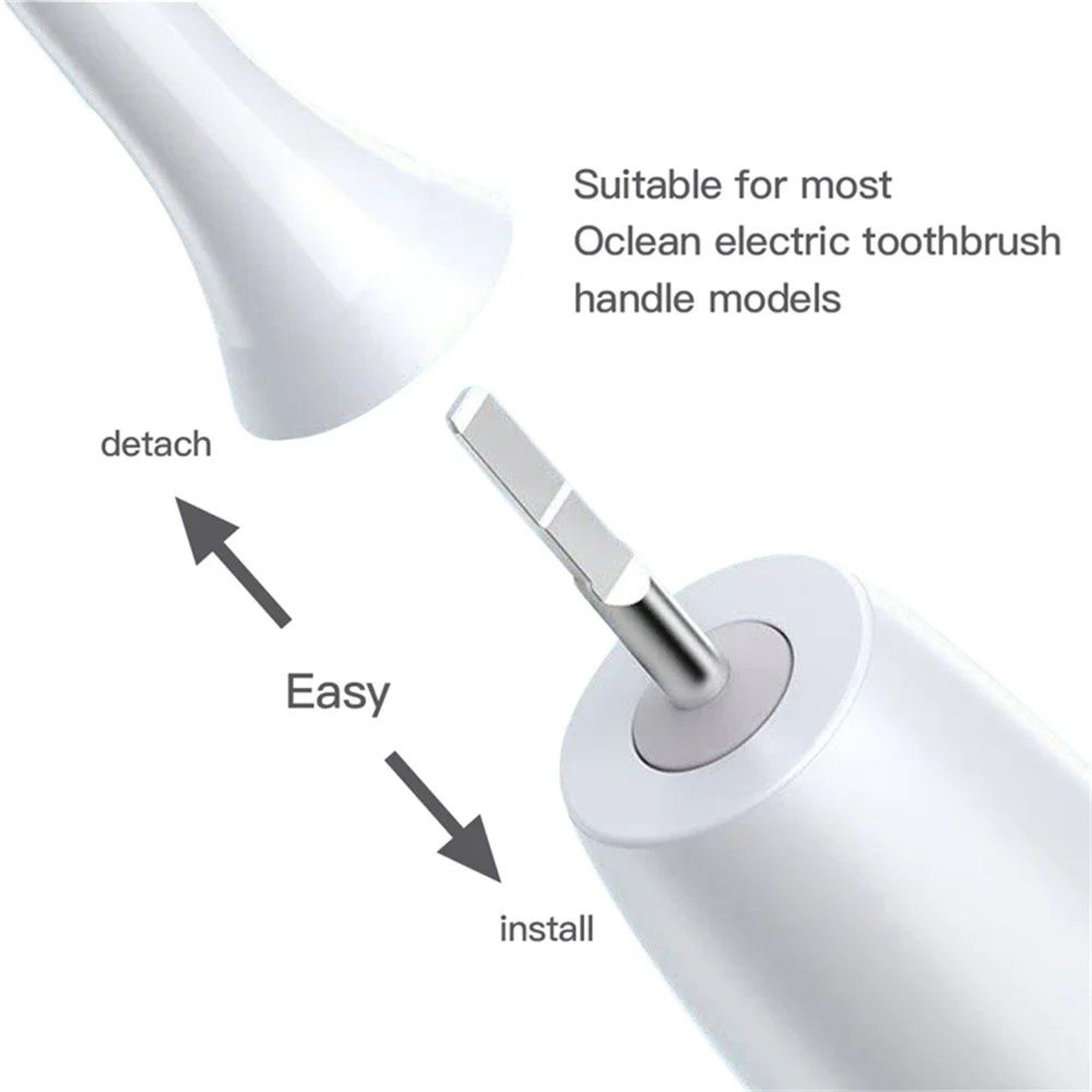 Premium DuPont SoftBristle Replacement Brush Heads For Oclean 1