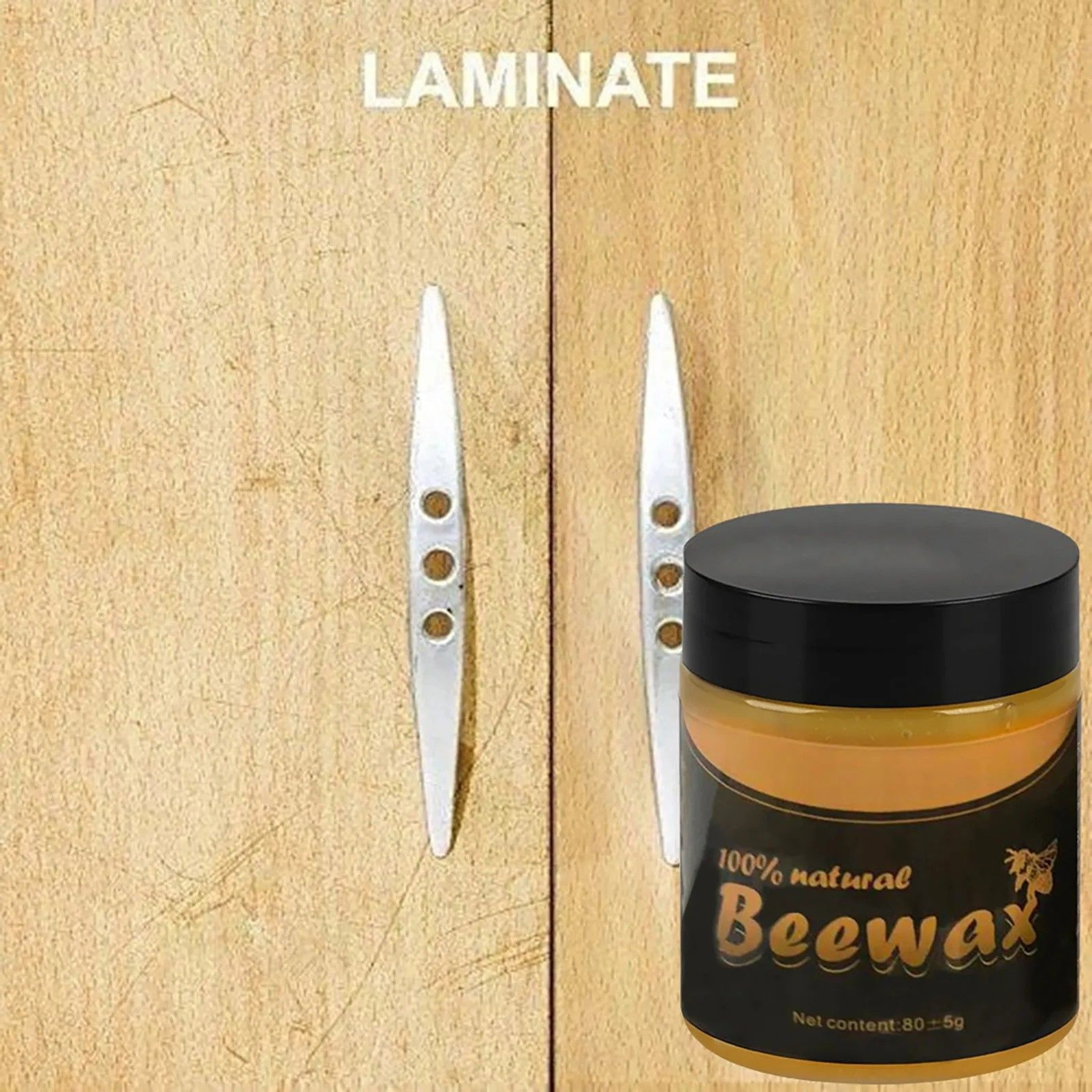 Natural Thrive Wood Furniture Wax Premium Beeswax Furniture Polish  Complete Wood Care Solution 6