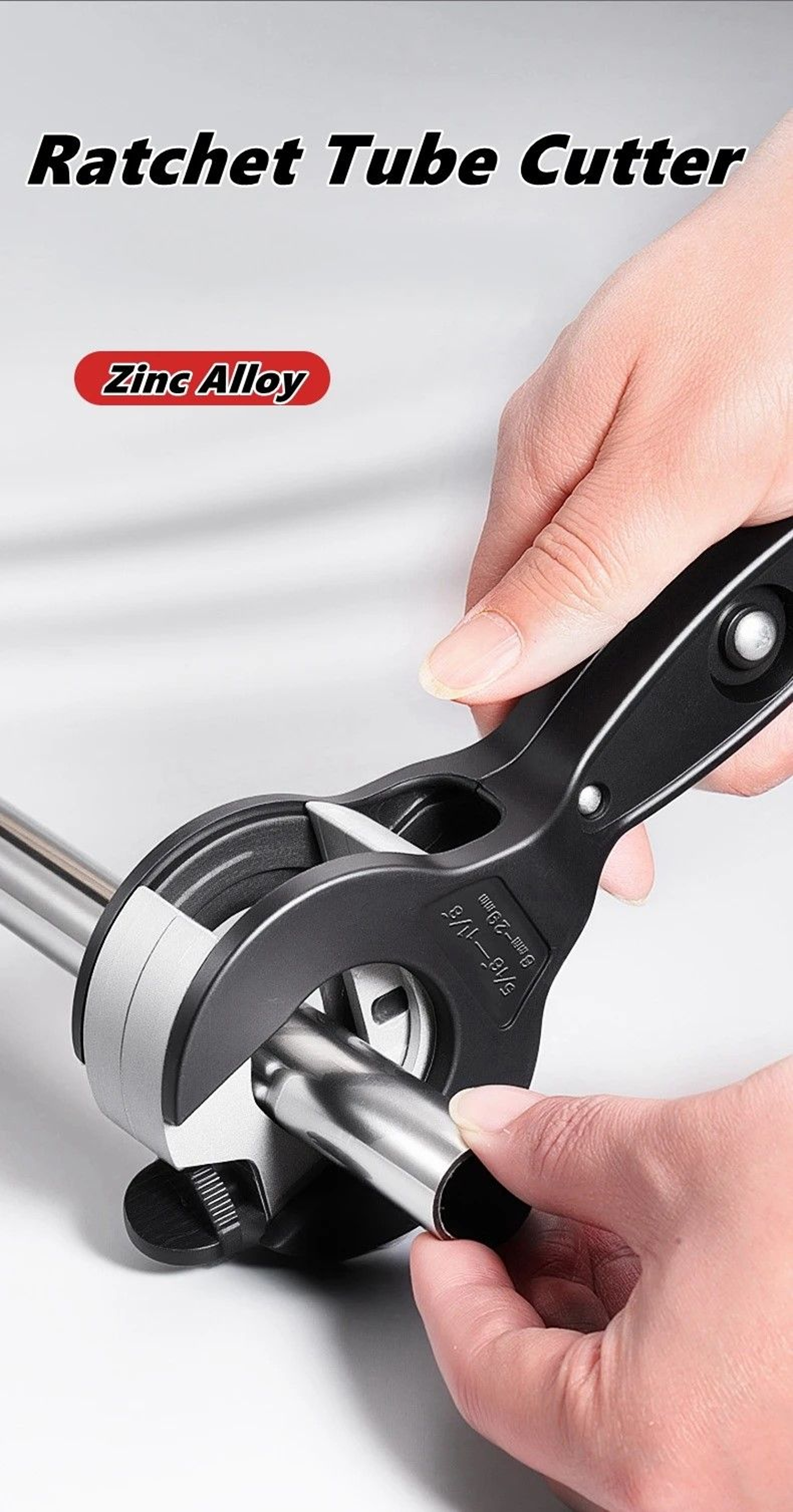 Universal Pro Ratcheting Tubing Cutter  Precision Pipe Cutter 829 Mm For Copper Aluminium  Stainles 0