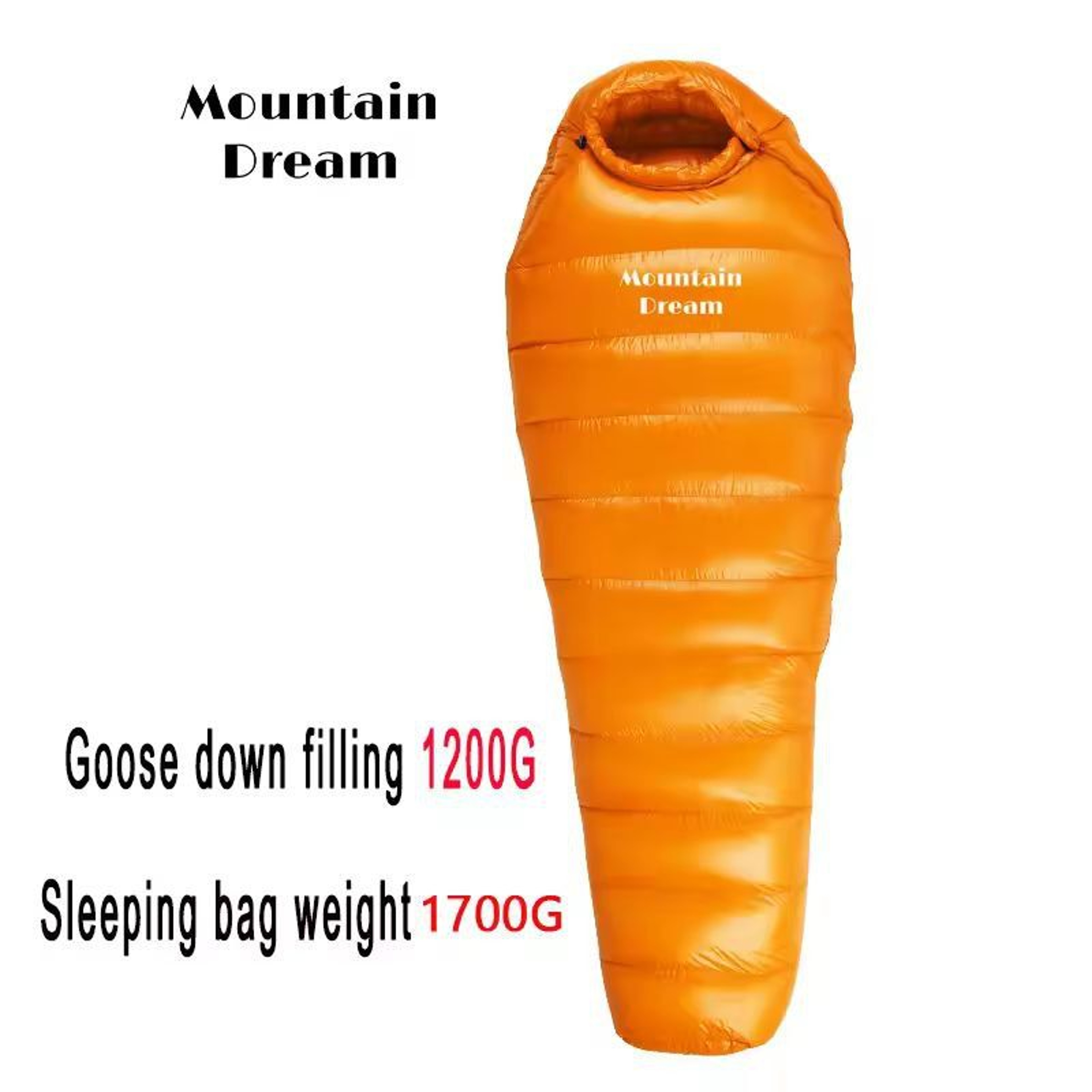 Arctic Peak DownFilled Mummy Sleeping Bag  Adult Winter Camp Comfort 26