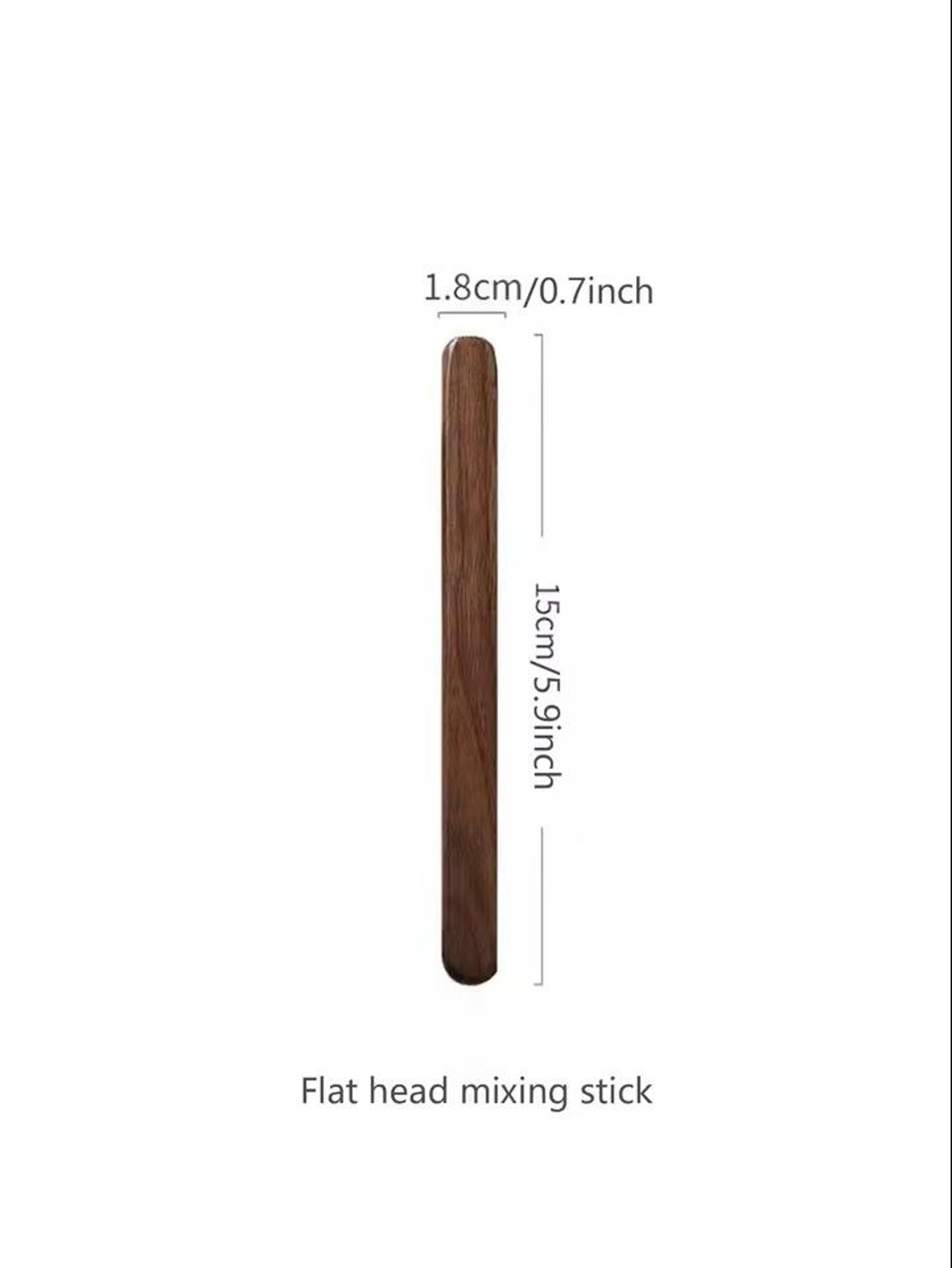 Walnut Wood LongHandle Mixing Spoon  Creative Wooden Coffee  Dessert Stirrer 8