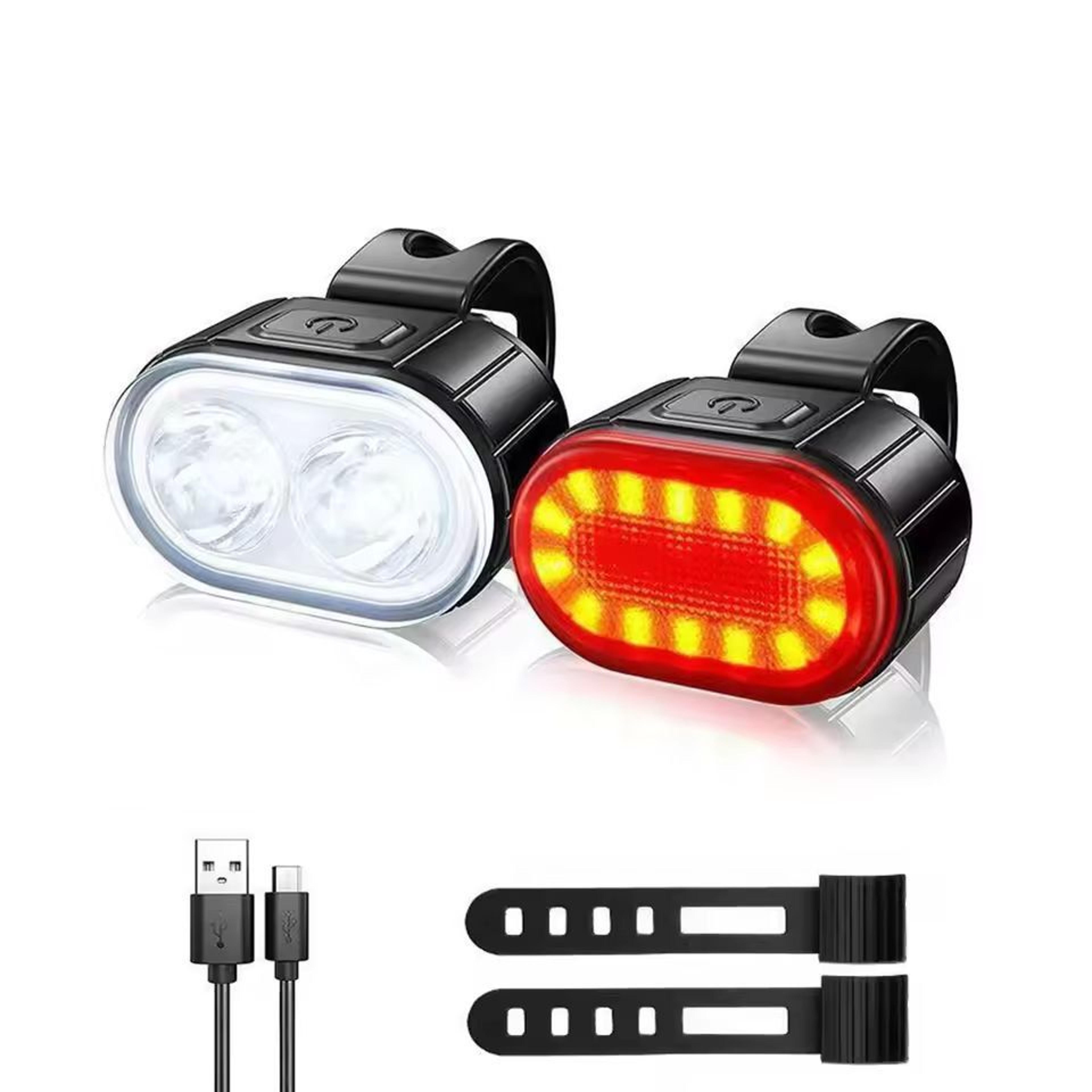 UltimateRide 1000 LM USB Rechargeable Bike Light Set Front  Smart Sensor Rear 9