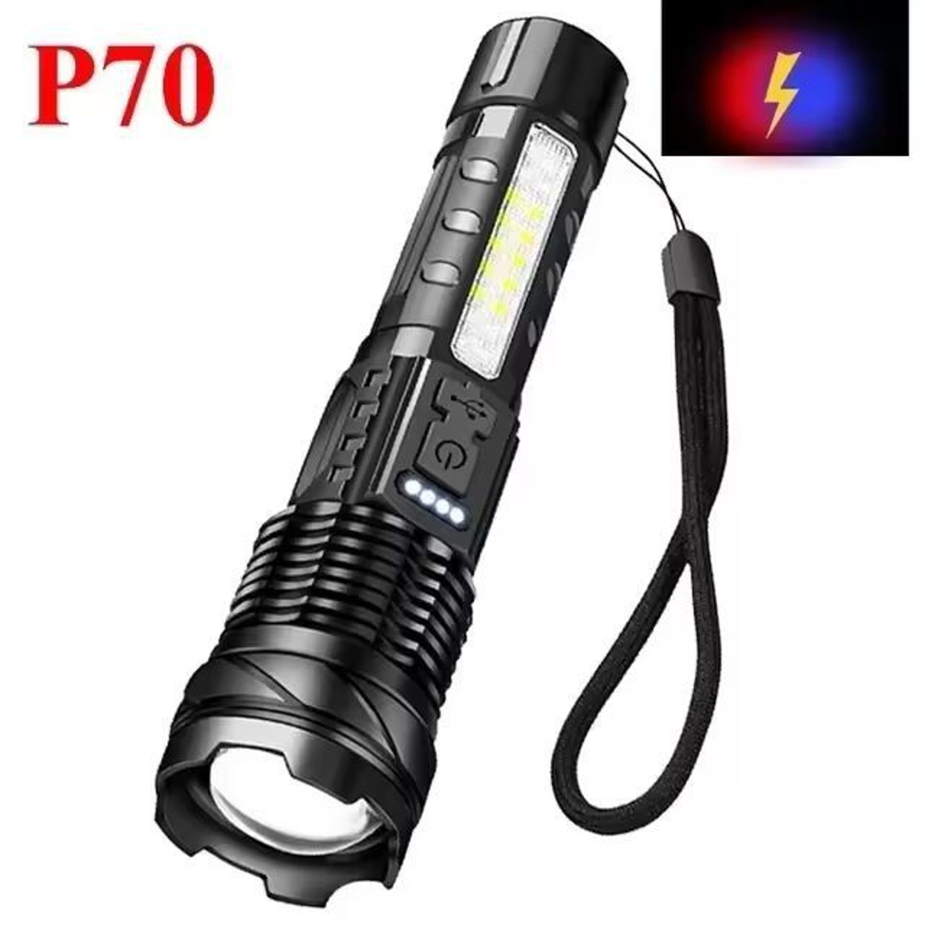 UltraBeam 2000M Rechargeable Tactical Flashlight  100000 LM Super Bright Zoom Torch 0