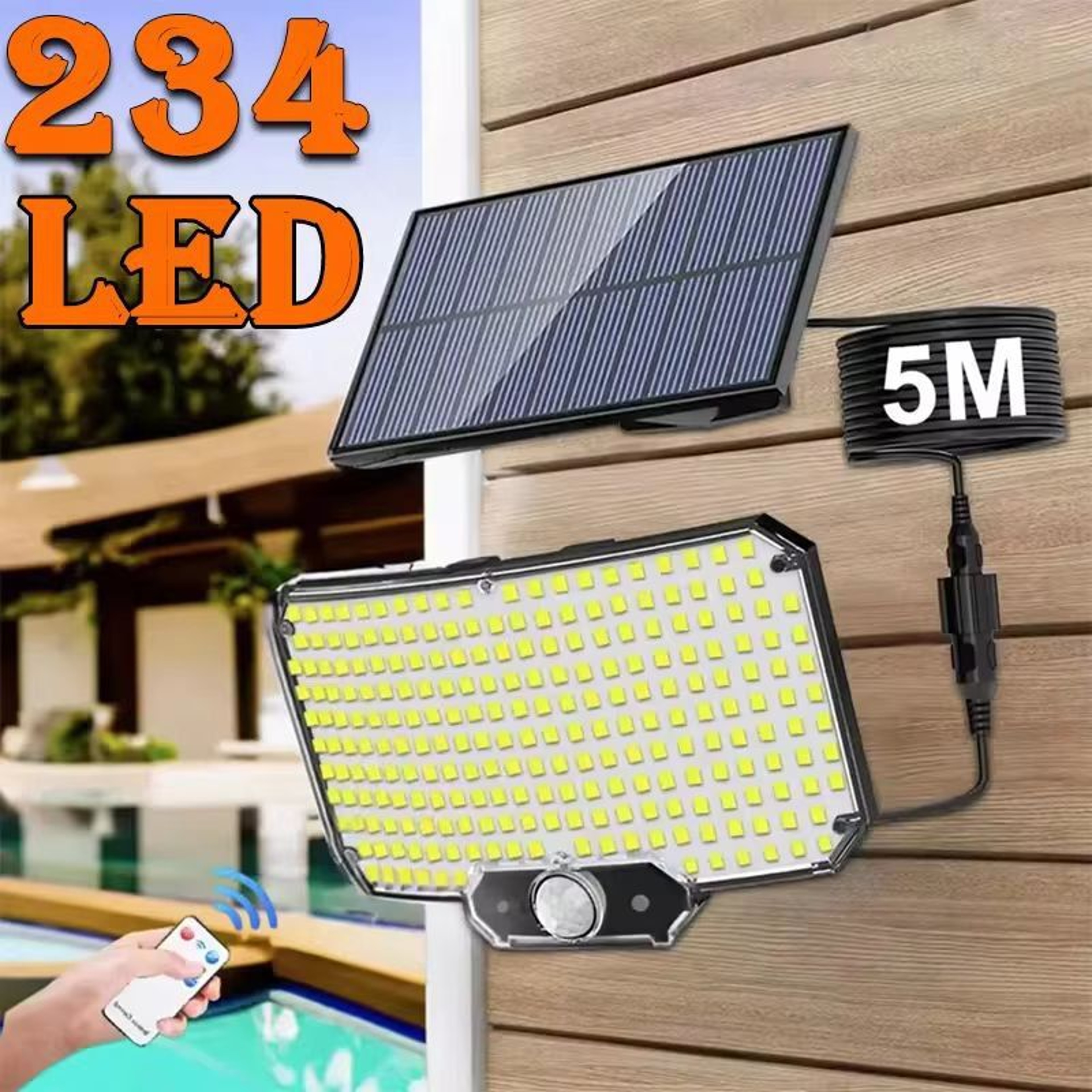 SunGuard 234 LED Solar Motion Flood Light 0