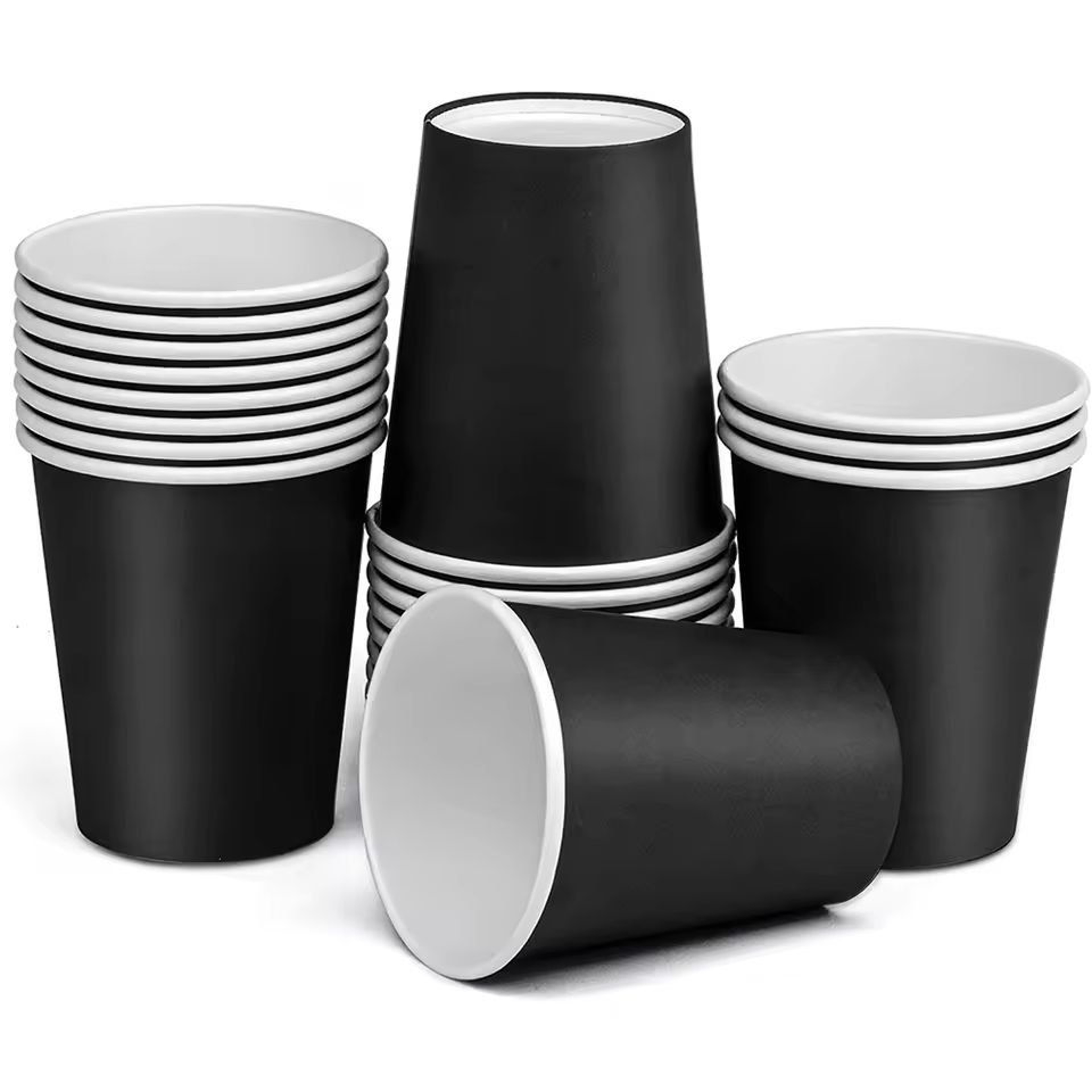 Premium 20Pack 9 Oz Disposable Paper Coffee Cups  Party Picnic  Travel Pack 0