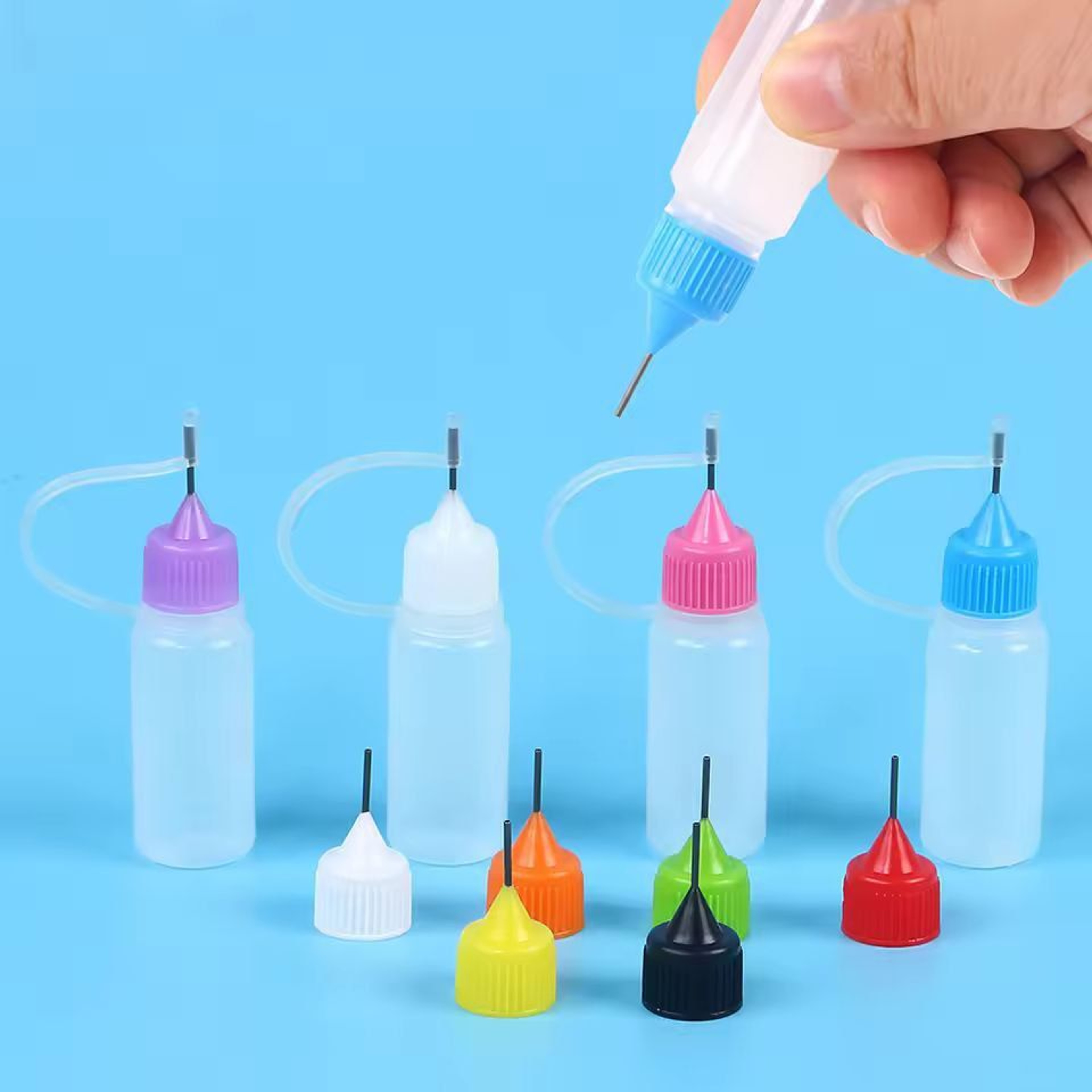 Precision Craft Squeeze Bottles  10 Ml FineTip Applicators For Painting Glue  DIY 0