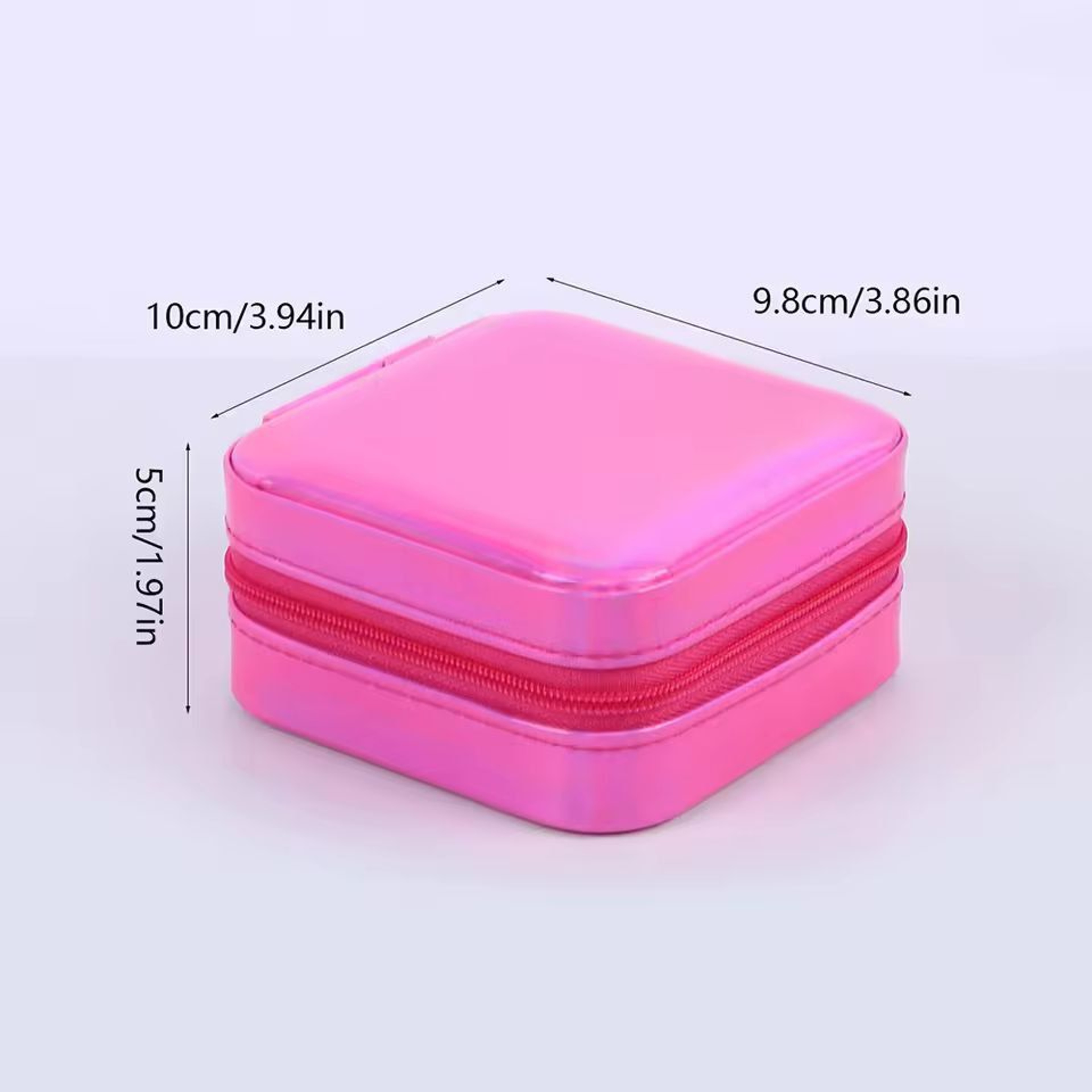 Chic  Compact Portable Jewelry Box  Travel Jewelry Organizer 6