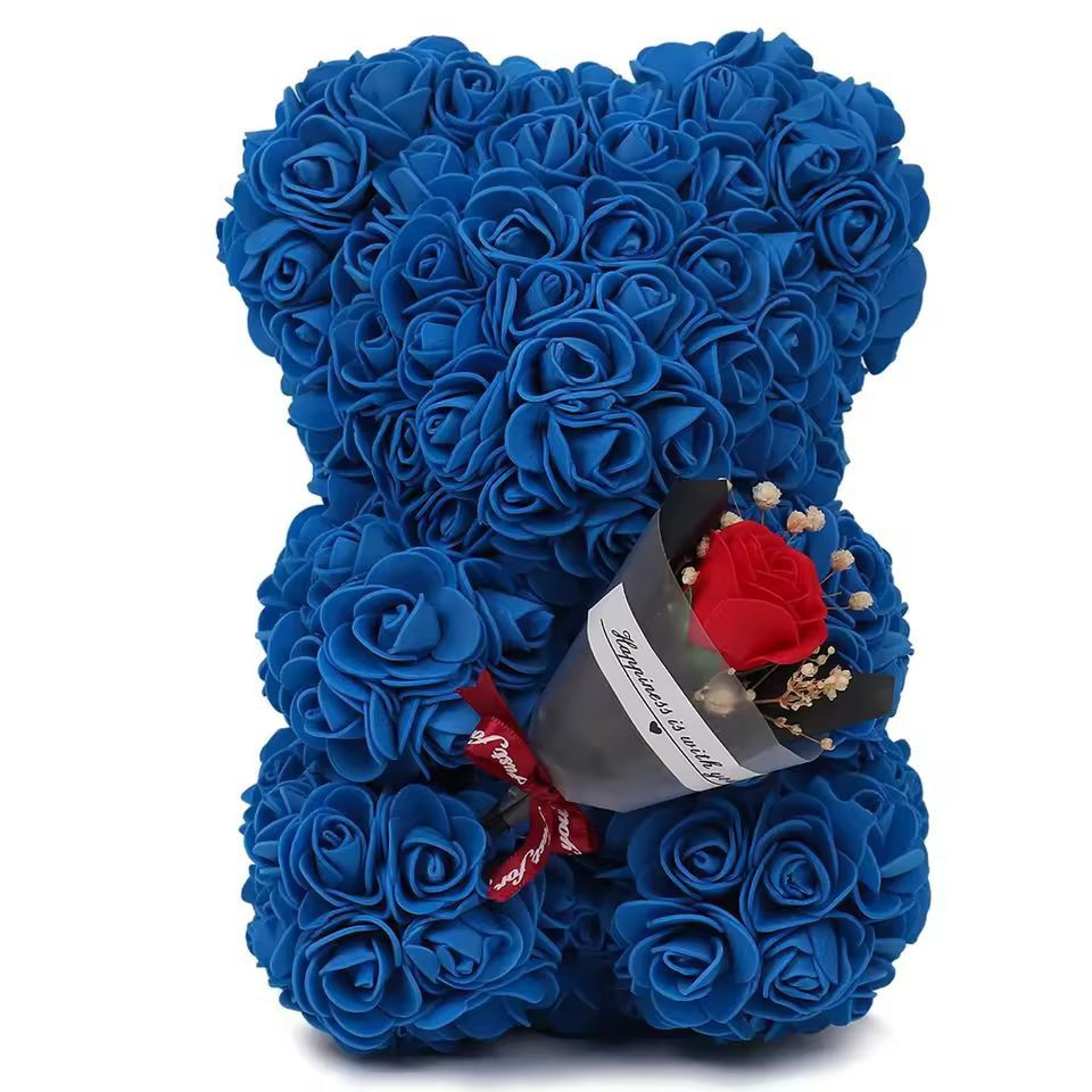 Eternal Rose Teddy Gift Bear  25m BloomFilled Decorative Keepsake For Meaningful Celebrations 16