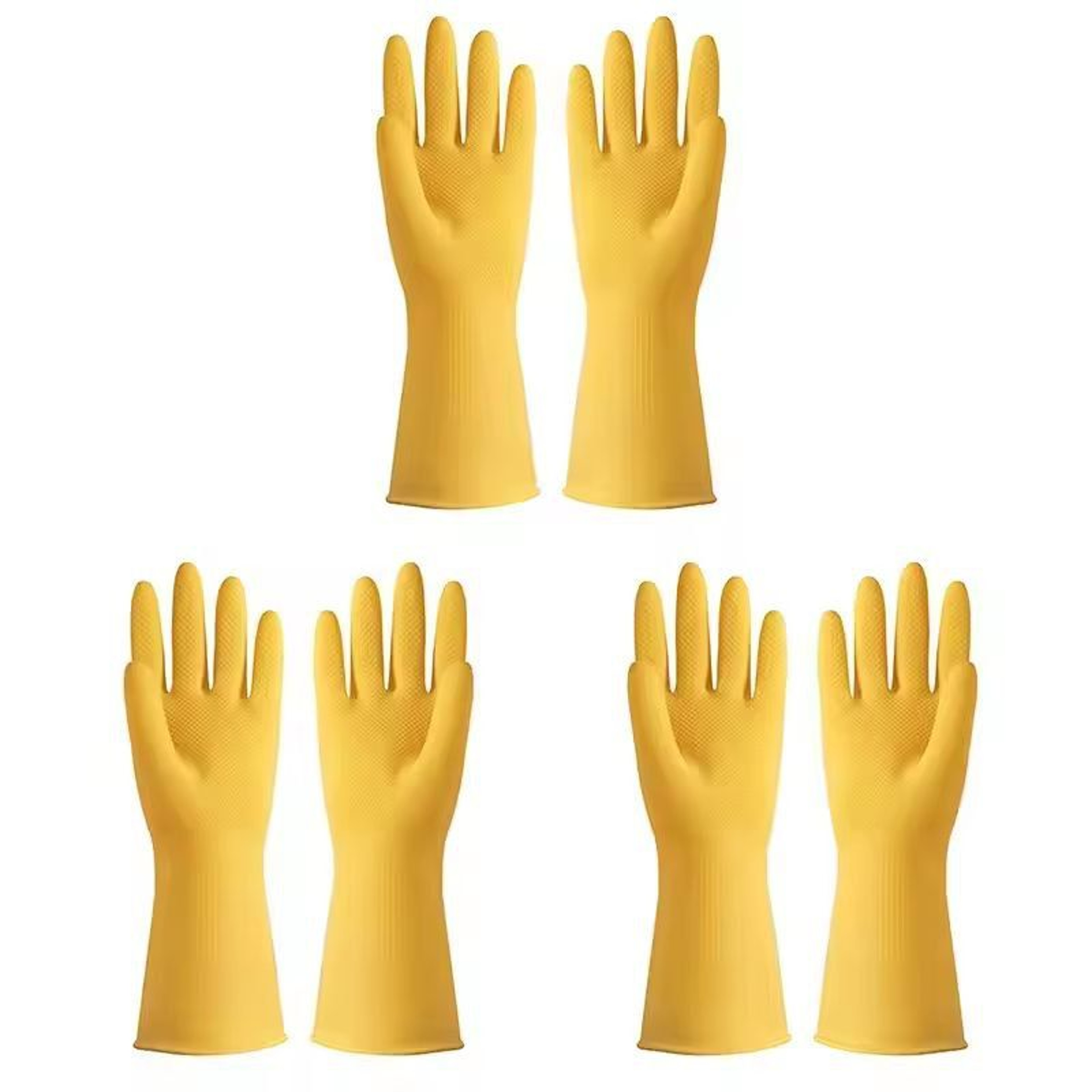 Household HeavyDuty Latex Rubber Gloves  Waterproof Durable MultiPurpose Cleaning Gloves 7