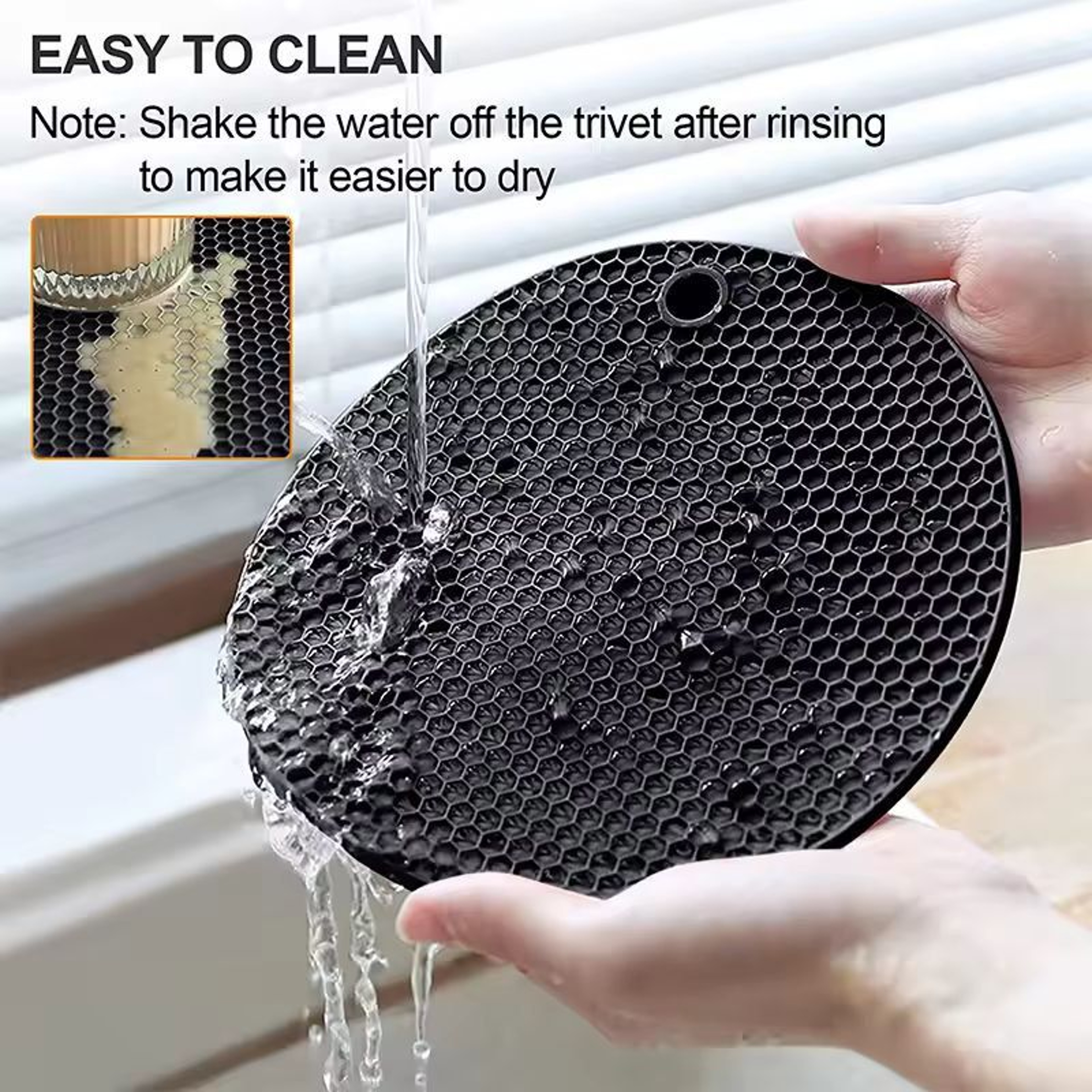 SiliconeShield 4Pack HeatResistant Trivet Mats  Premium Hot Pot Pads  Countertop Protectors 3