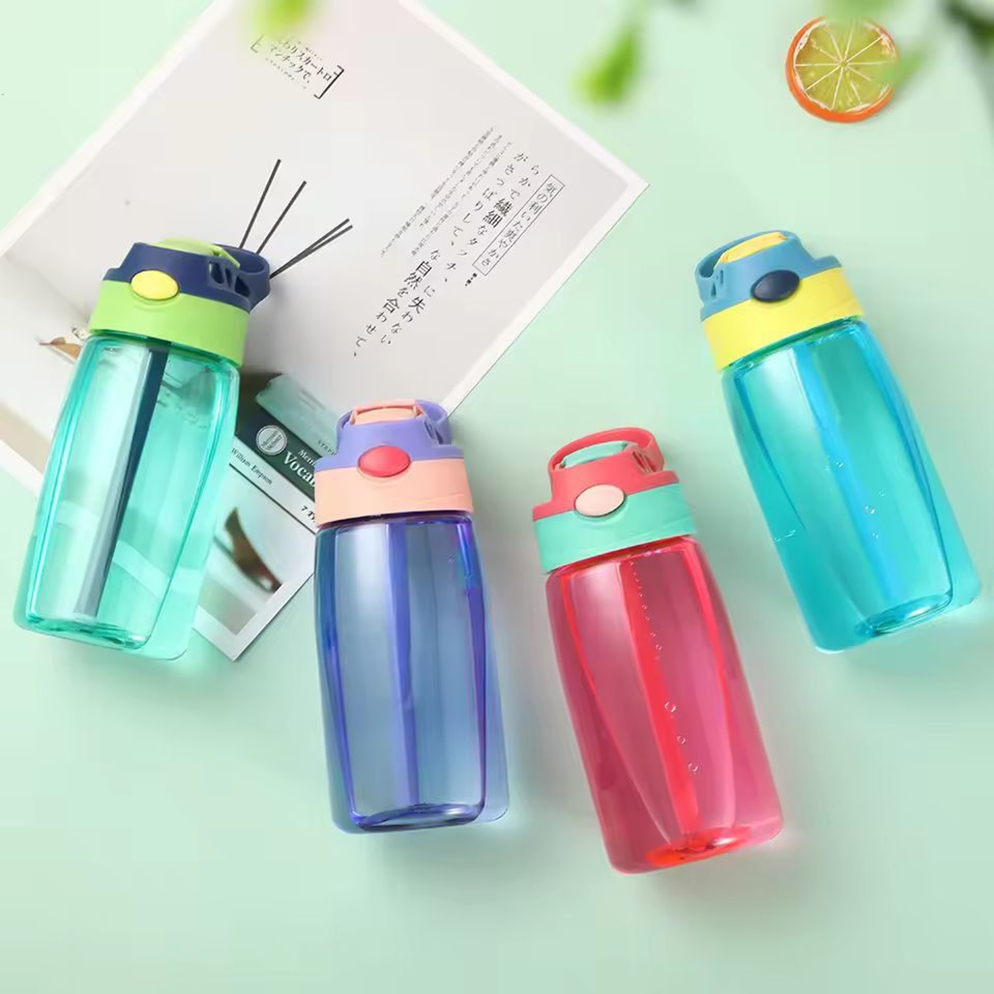 Everyday 480 Ml Kids  Travel Water Bottle  Portable Sports Straw Cup 3