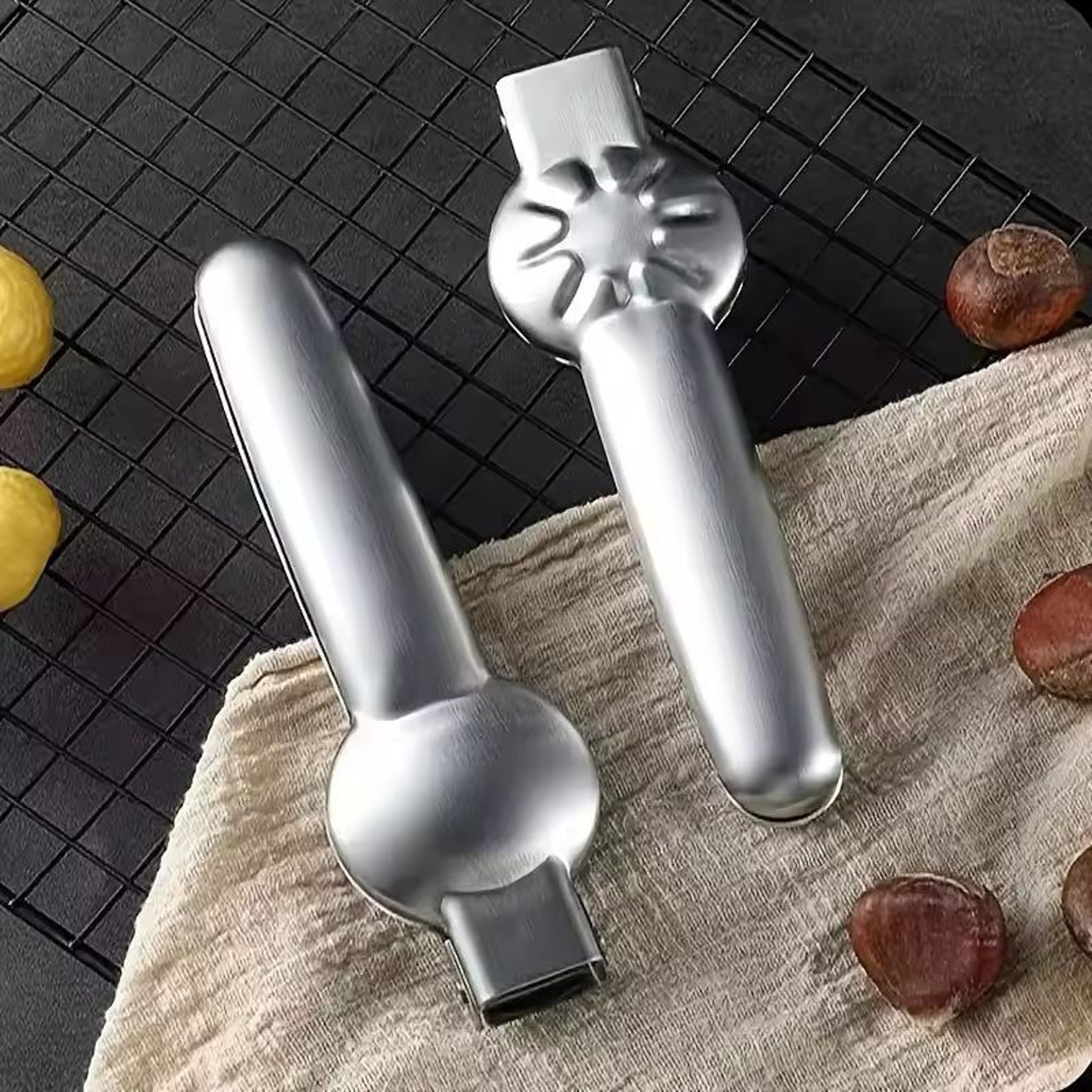 Premium Stainless Steel Chestnut  Nut Cracker  Easy Nut Sheller  Walnut Cracker Tool 0