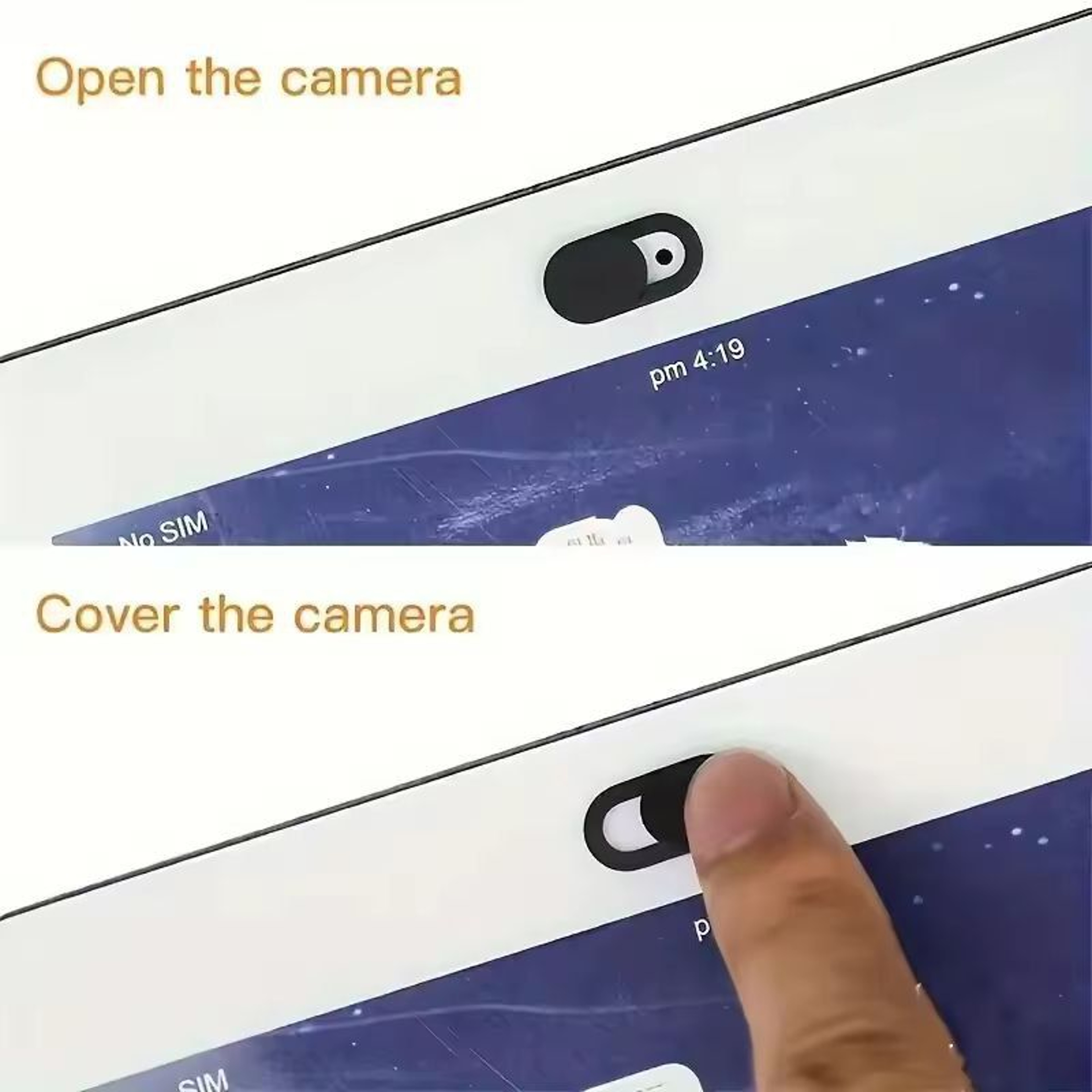 5Pack UltraSlim Camera Privacy Cover  OneTouch Slide For Laptop Phone  Tablet 3