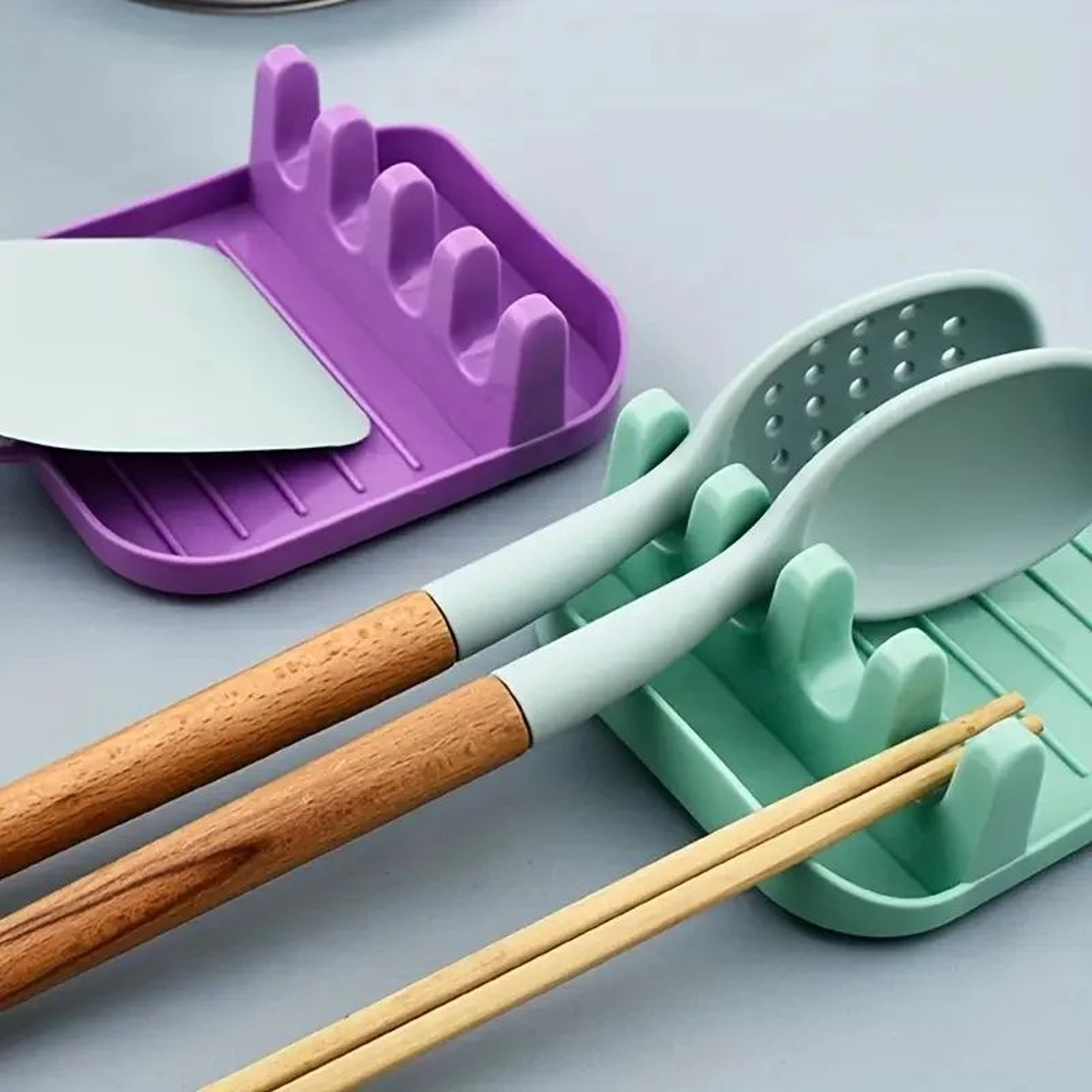Smart Kitchen Counter Organizer  AllinOne Spoon  Pot Lid Rest 0