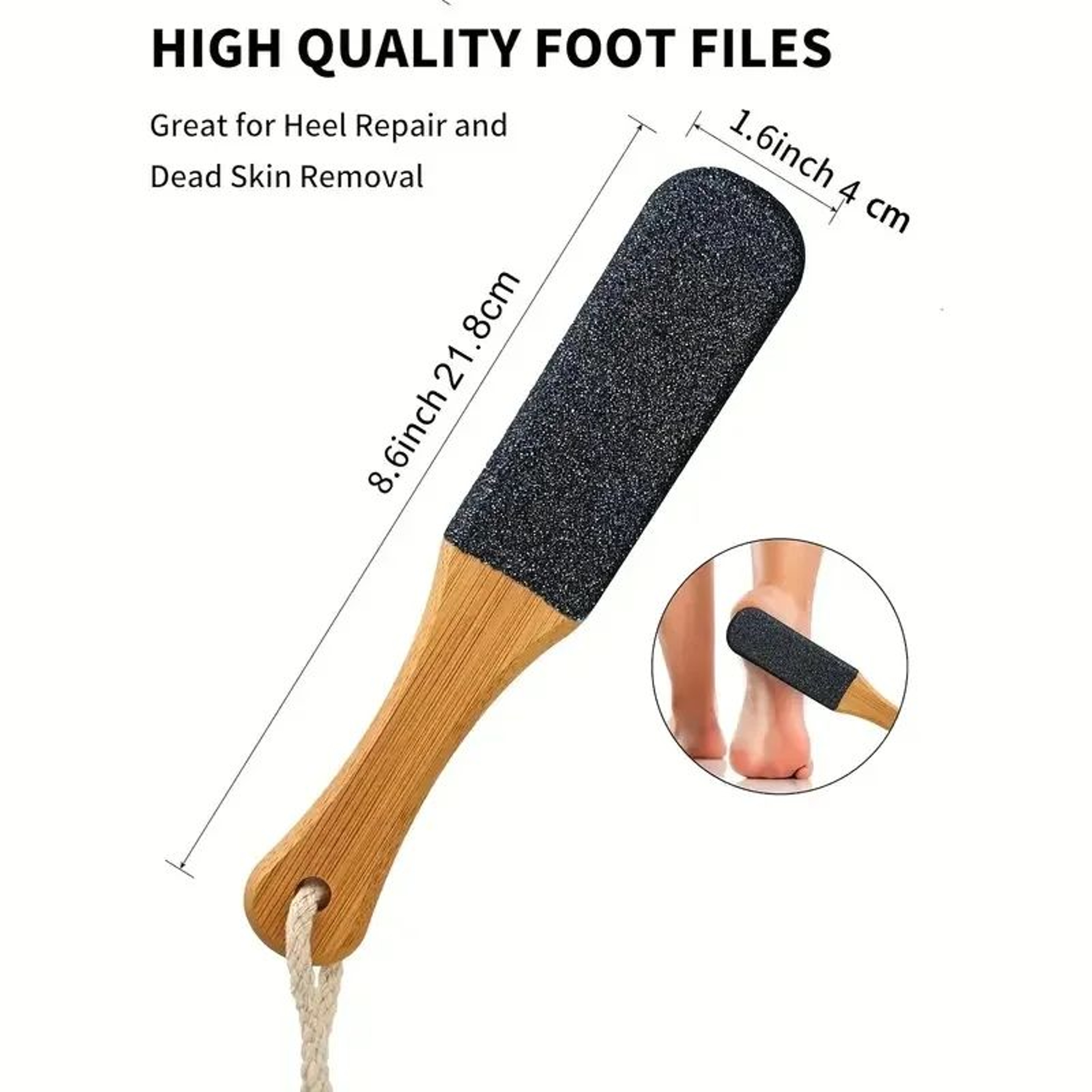 Professional DualSided Heavy Duty Callus Remover Foot File  Coarse  Fine Pedicure Tool For Soft Smo 5