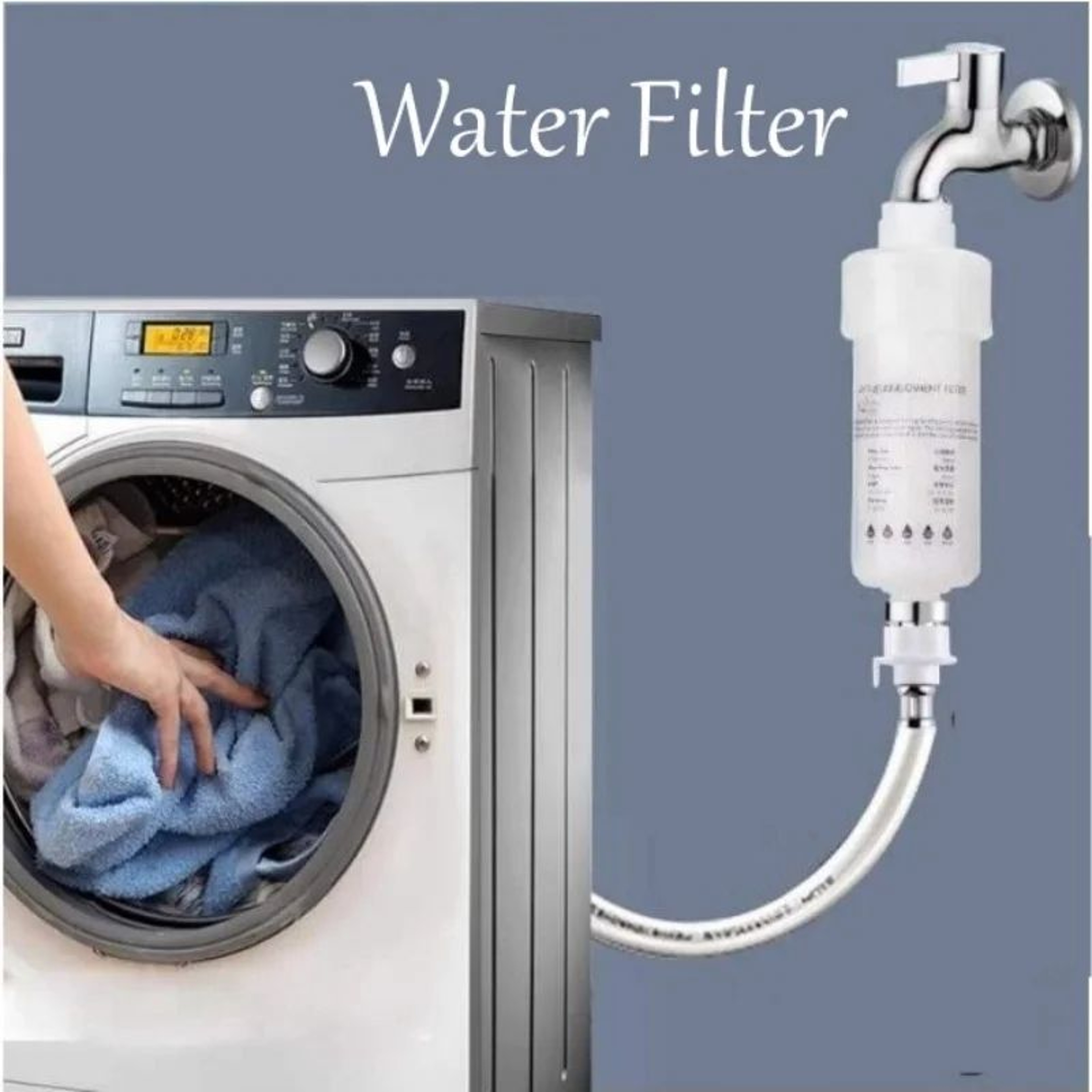 Superior 5Inch PreFilter Cartridge For Washing Machine  Water Filter  Sediment Purifier 0