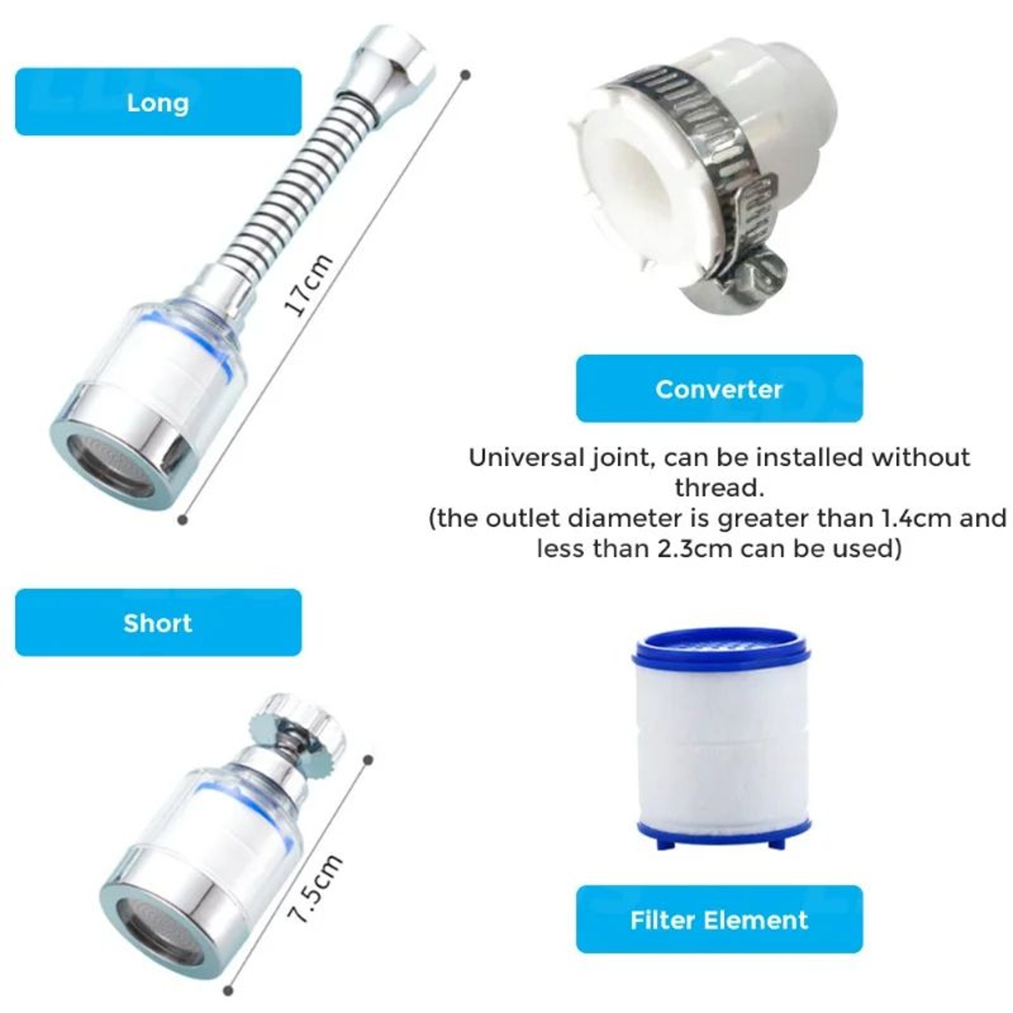 PureFlow Kitchen Faucet Water Filter  TapMounted Filtration For Chlorine  Heavy Metal Removal 4