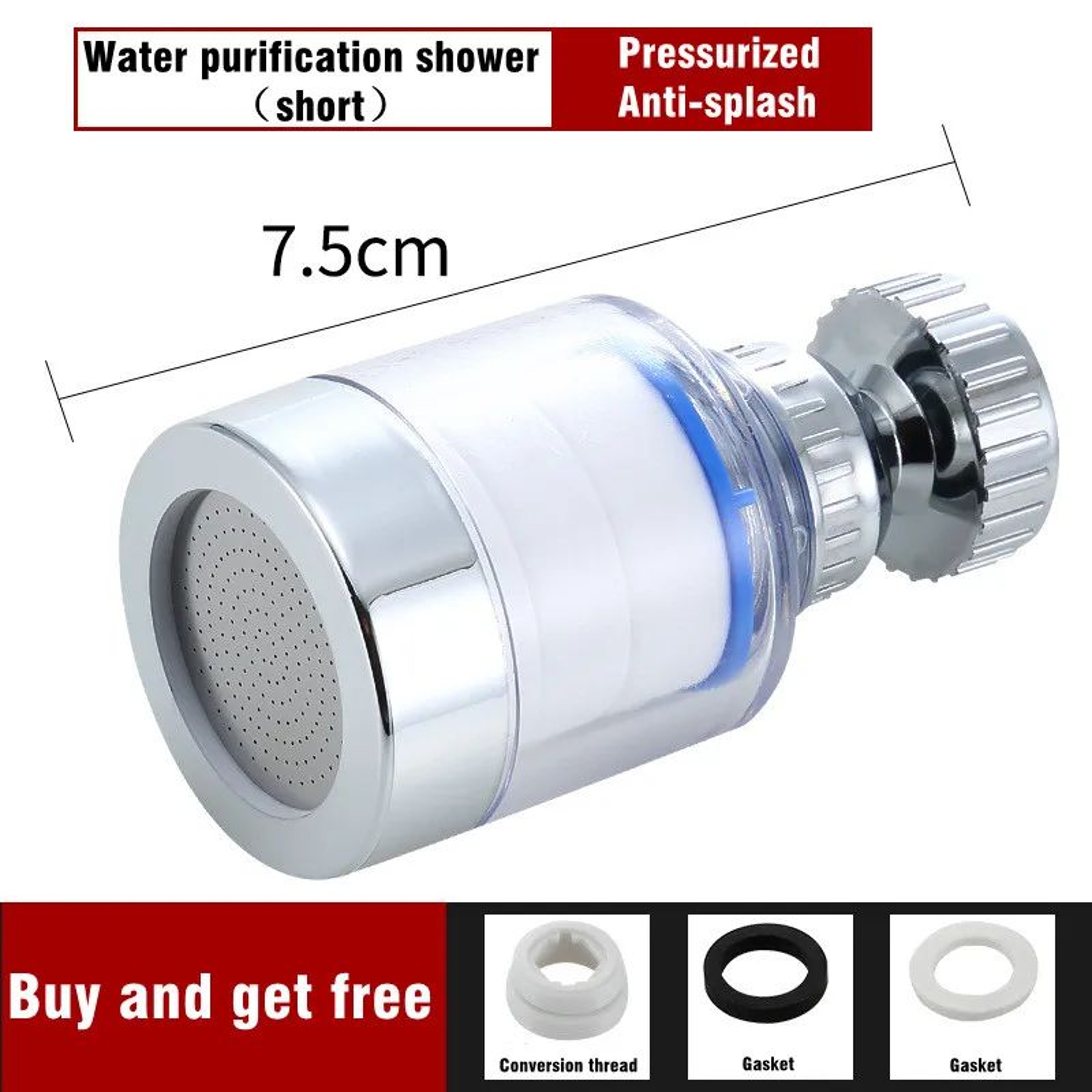 PureFlow Kitchen Faucet Water Filter  TapMounted Filtration For Chlorine  Heavy Metal Removal 7