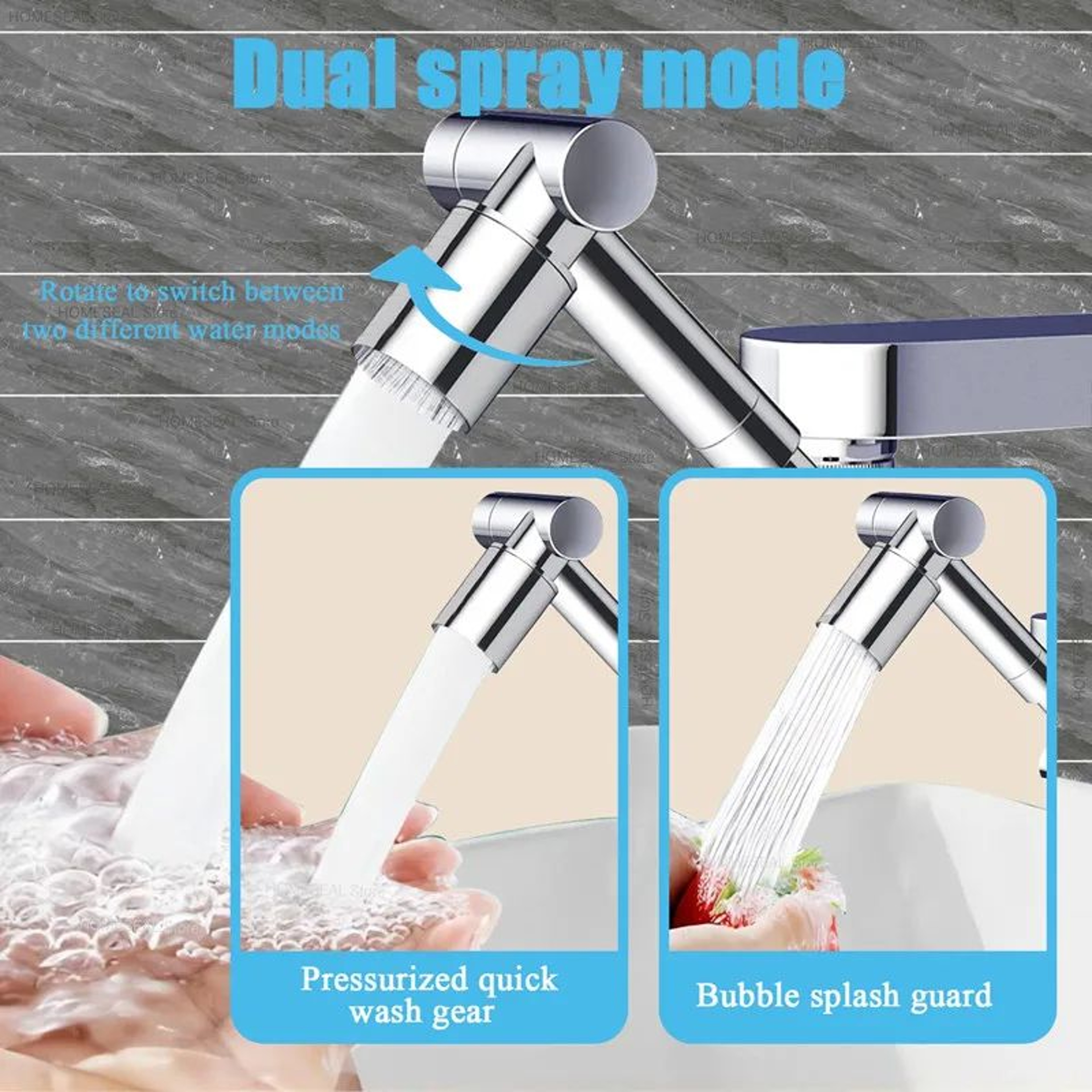 Rotatable 360 WaterSaving Faucet Aerator Adapter 2