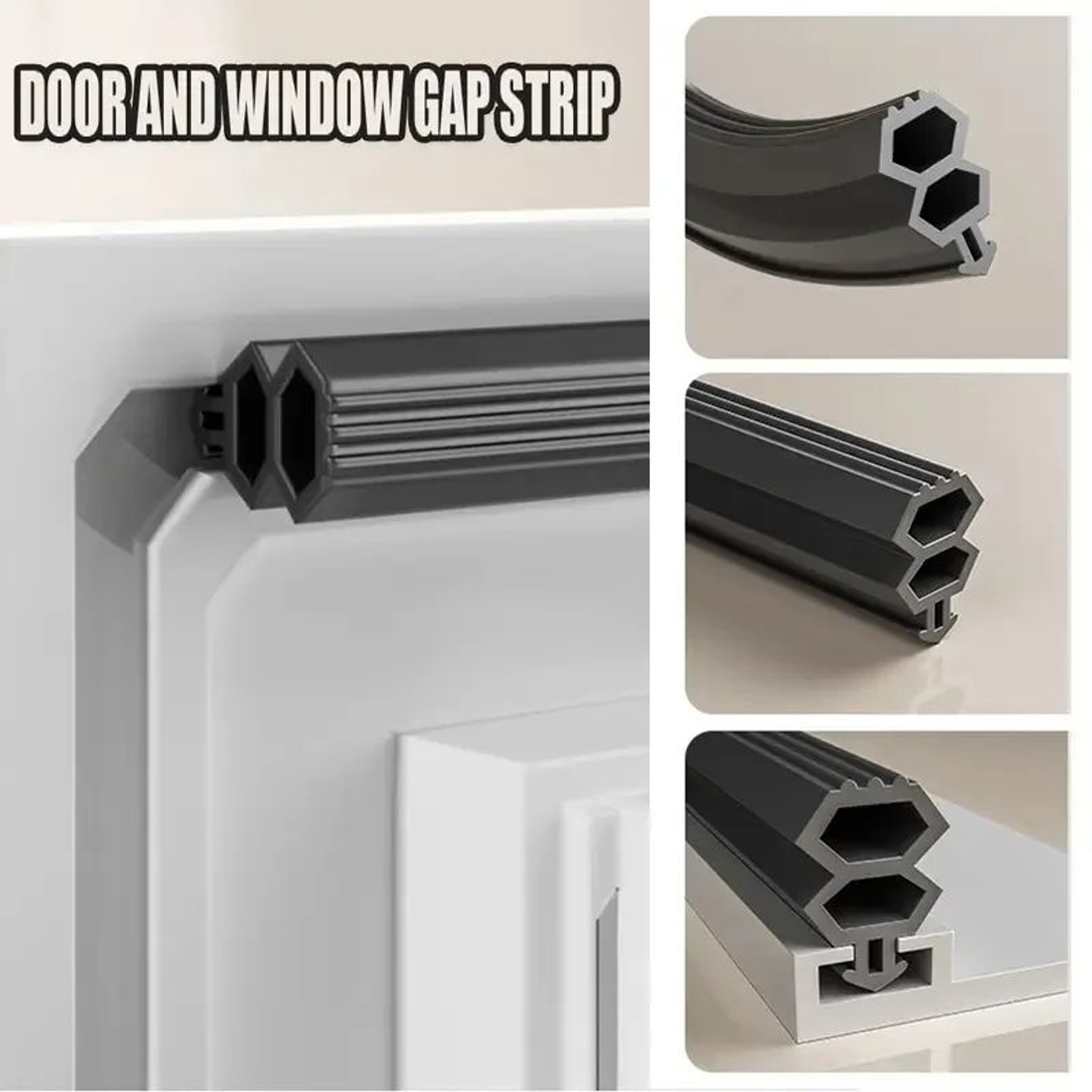 Premium TPE Window Sealing Strip For Silent DraftFree Window Insulation 1