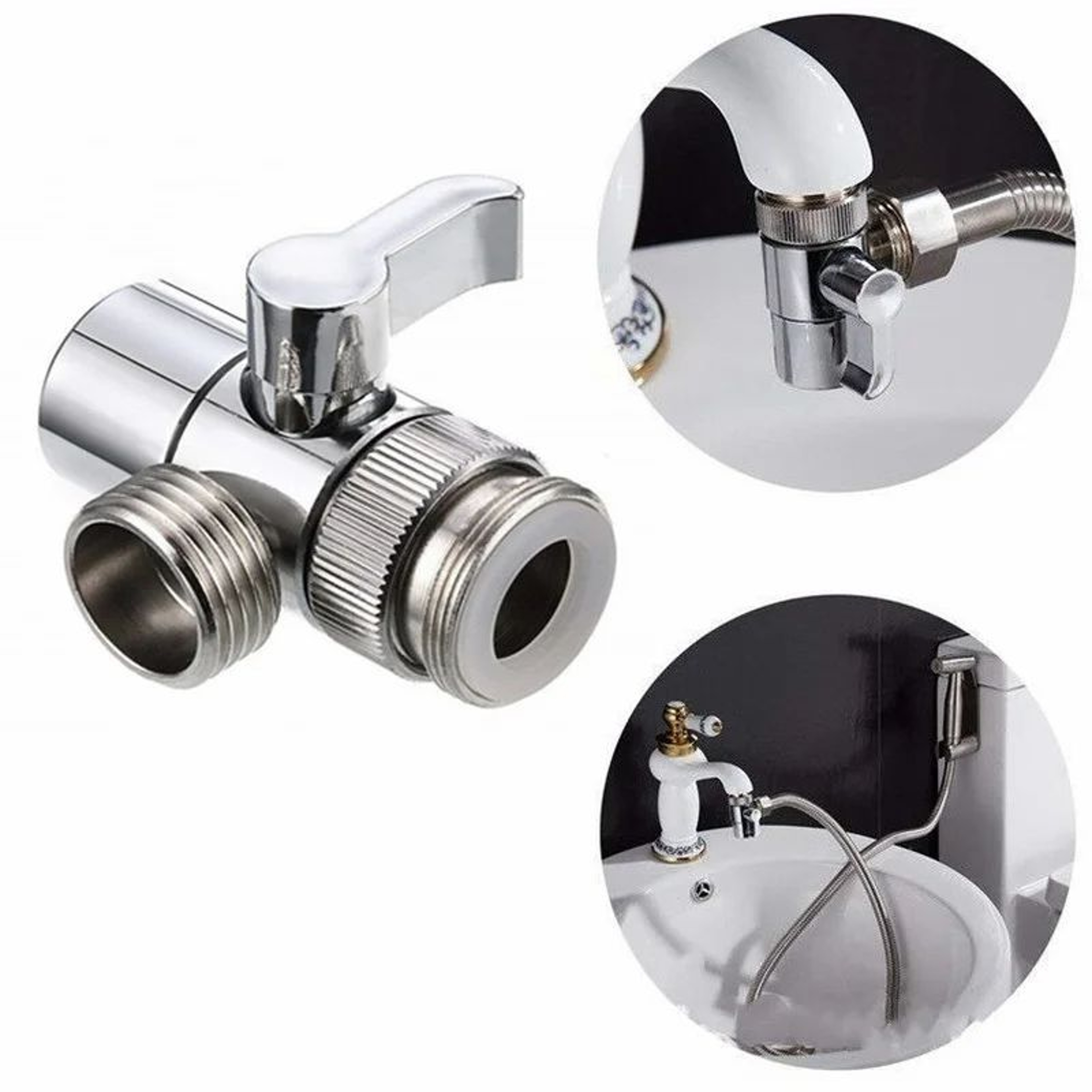 SmartSink Faucet Diverter Adapter  Kitchen  Bathroom Water Tap Connector 2