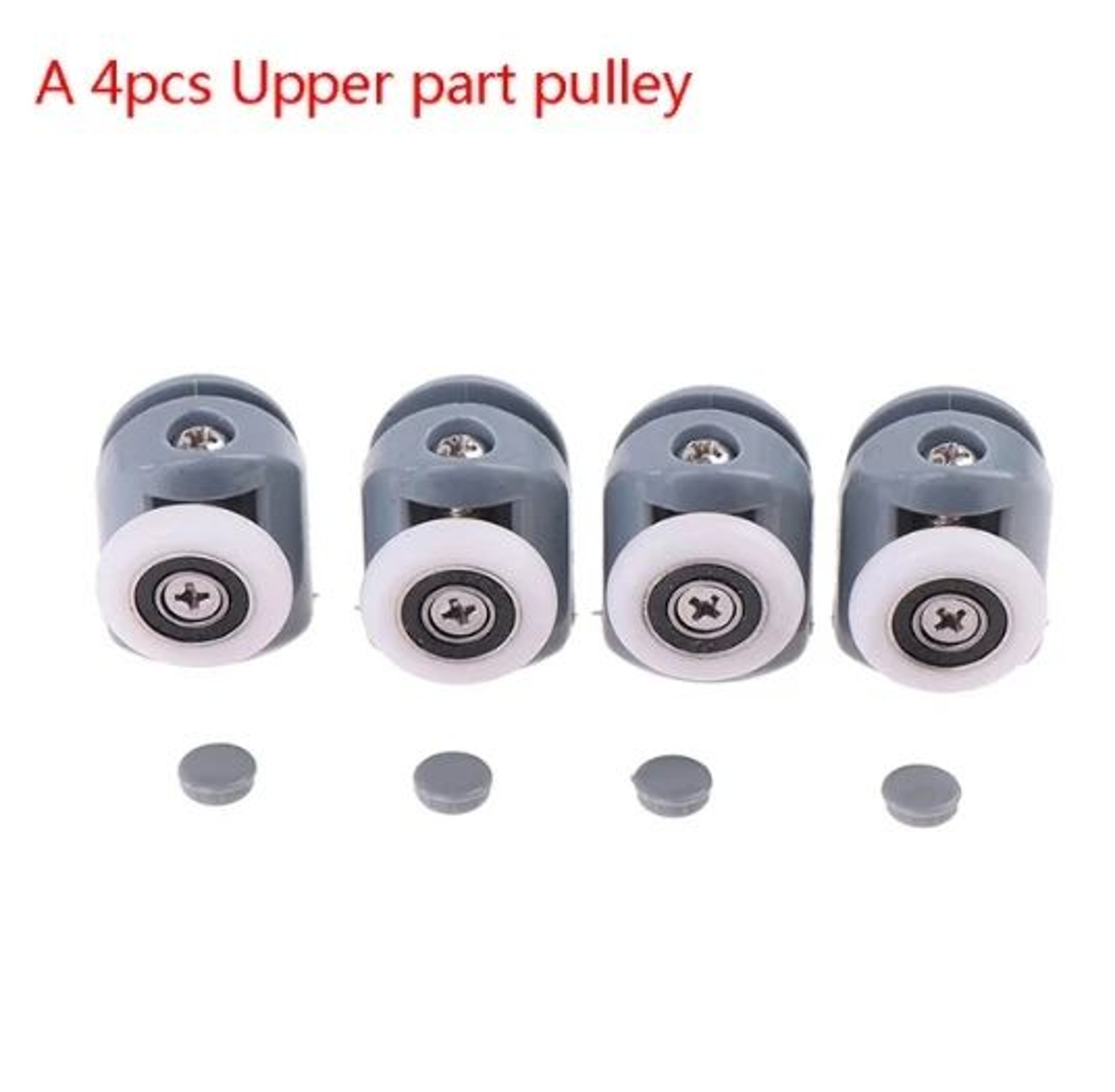 ShowerSmooth 4Piece Sliding Door Roller Set  Shower Cabin Replacement Wheels 6