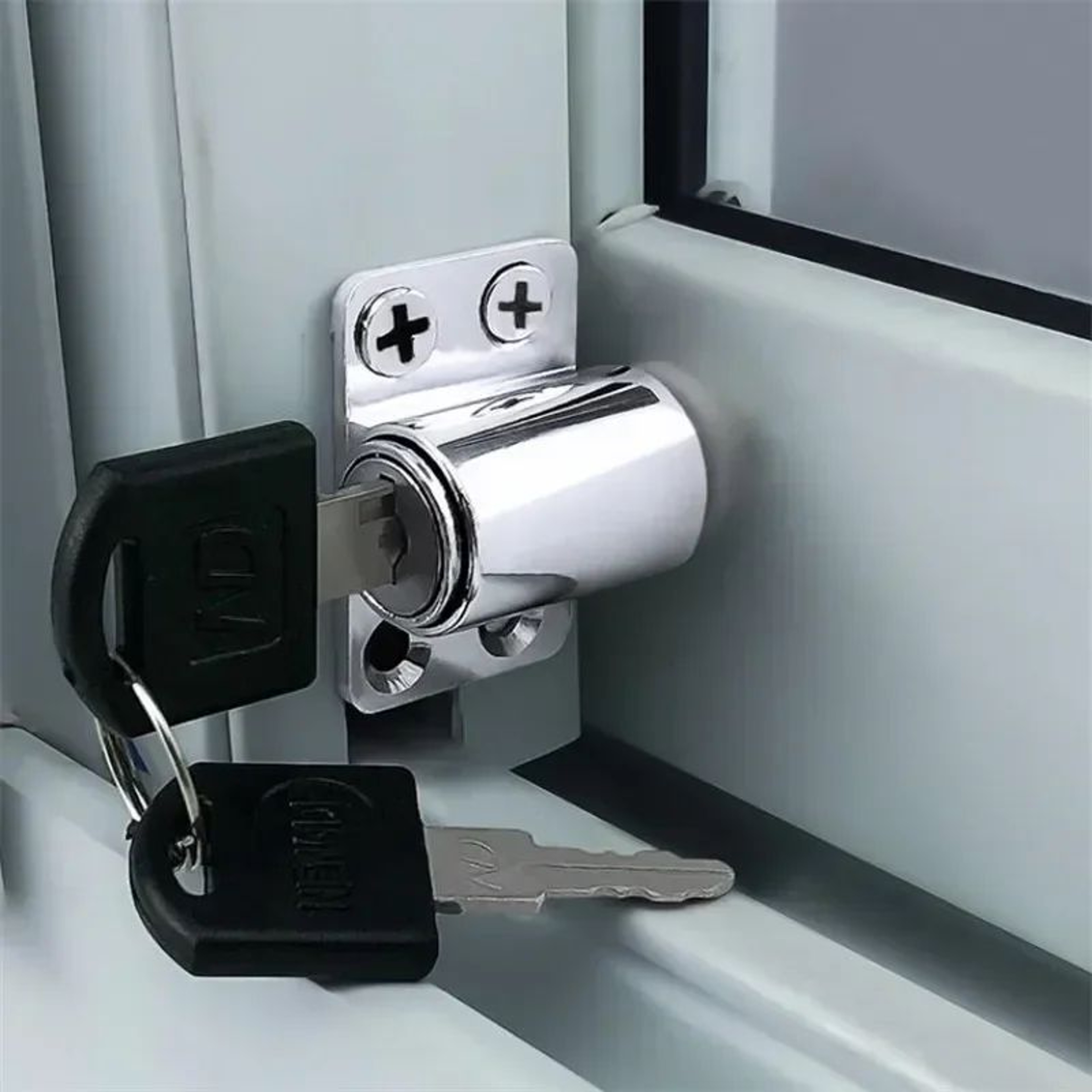 SecureLatch Sliding Window  Door Safety Lock  ChildProof Patio Lock Set 0